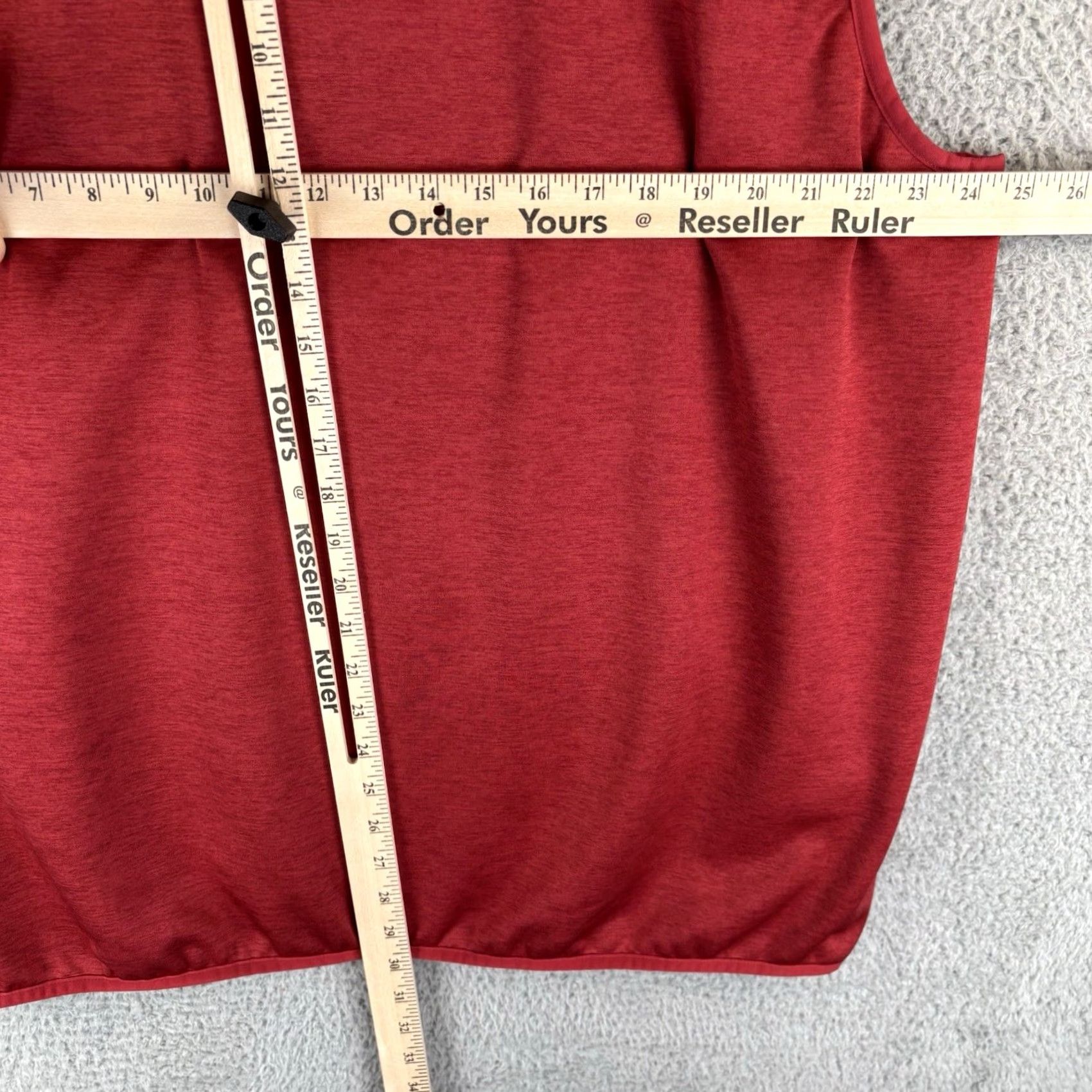 Vintage Huk Vest Mens 2XL Red Full Zip Pockets Outdoor Windbreaker Stretch Casual Travel Size US XXL / EU 58 / 5 - 5 Thumbnail