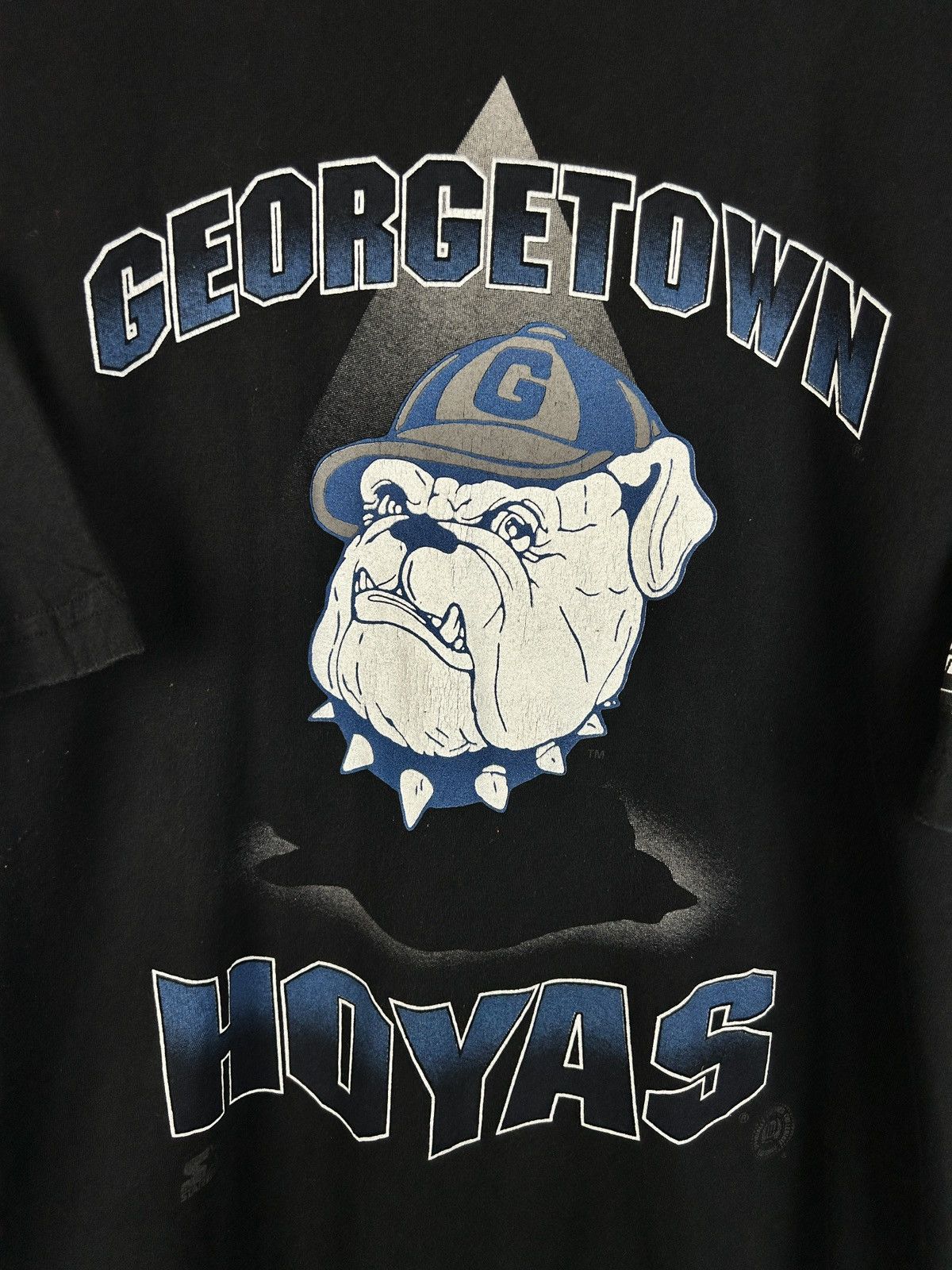 Starter 90s Vintage Starter Georgetown Hoyas NBA Basketball T-Shirt Size US L / EU 52-54 / 3 - 2 Thumbnail