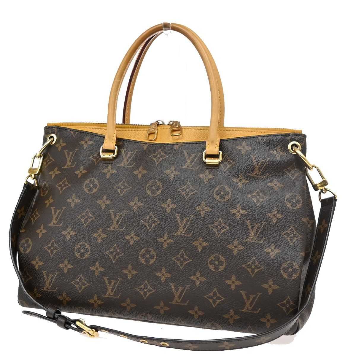 Louis Vuitton Louis Vuitton Pallas Tote Monogram Canvas with Leather Size ONE SIZE - 1 Thumbnail