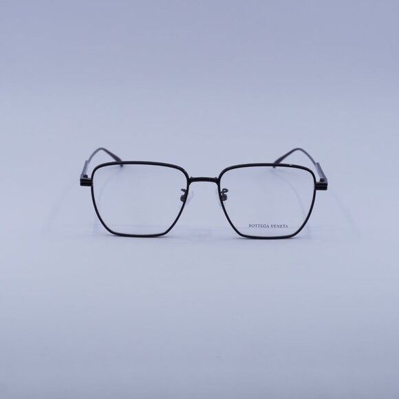 Bottega Veneta Bottega Veneta BV1015O 001 Eyeglasses Black 52mm Square Size ONE SIZE - 4 Thumbnail