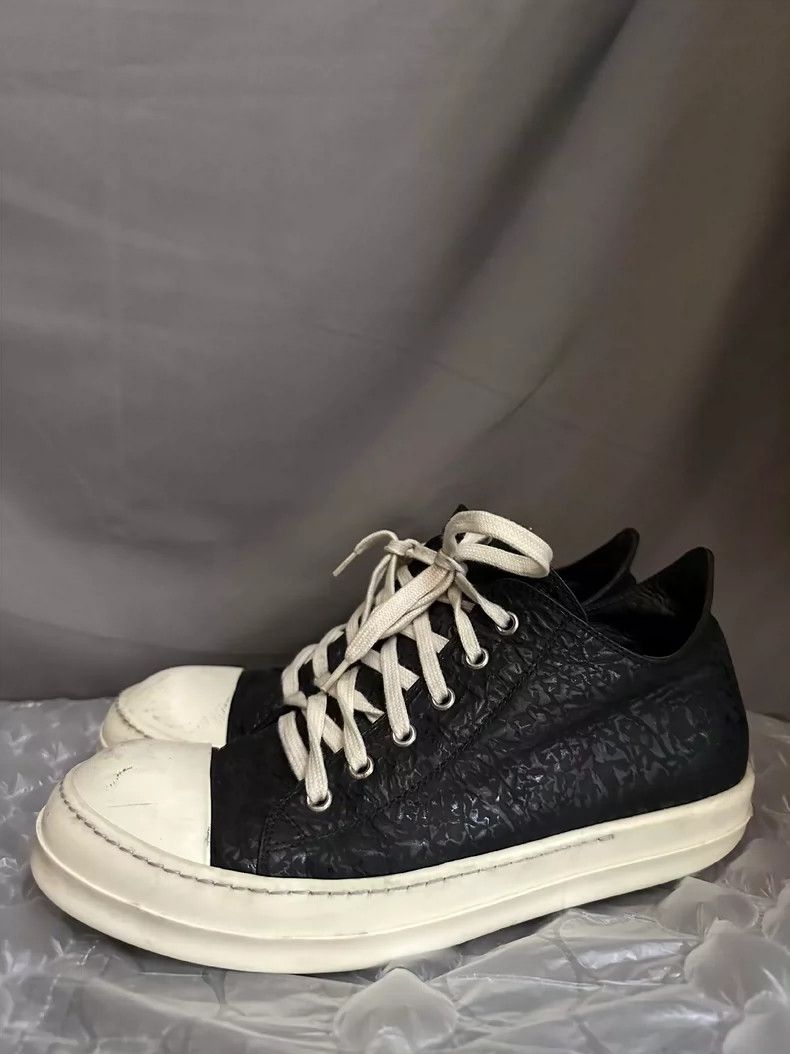 Rick Owens Rick Owens Low-Top Leather Sneakers-yf Size US 10.5 / EU 43-44 - 1 Thumbnail