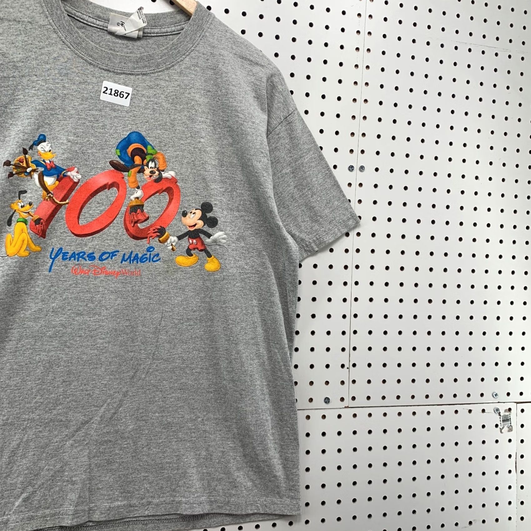 Disney VINTAGE Disney Shirt Gray 100 Years Of Noguchi Mens Medium Cartoon Tee Shirt Size US M / EU 48-50 / 2 - 4 Thumbnail