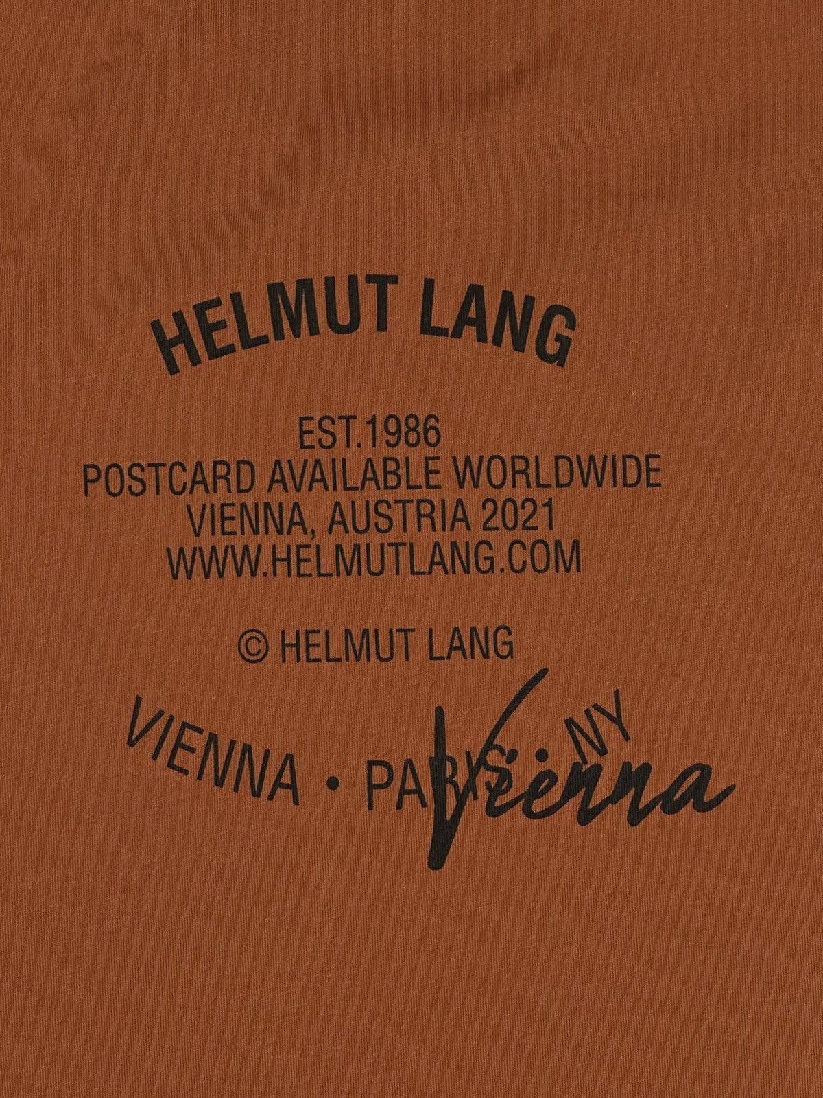 Helmut Lang Helmut Lang Vienna Postcard T-Shirt Size US L / EU 52-54 / 3 - 5 Thumbnail