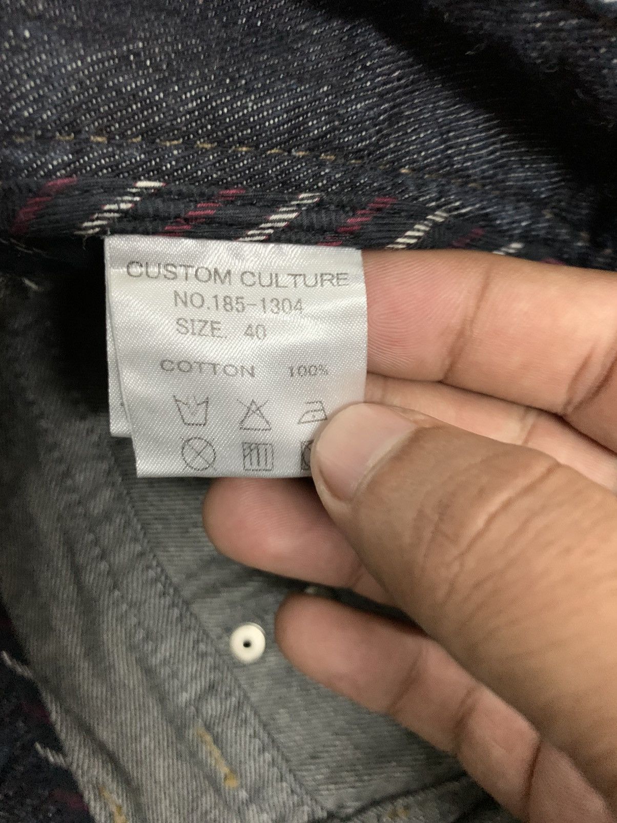 Japanese Brand Custom culture straight cut denim Size US 29 - 9 Thumbnail