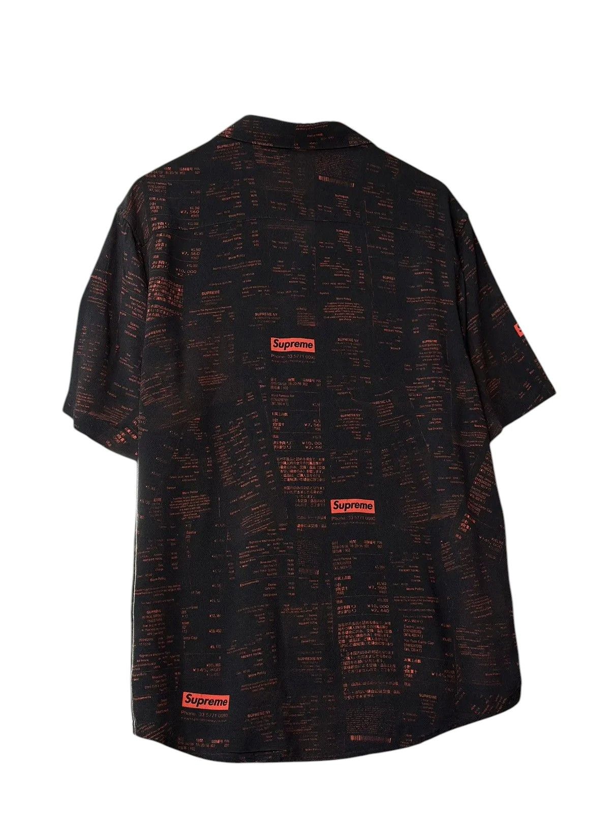 Supreme Supreme Black Button-Up Shirt Vintage Streetwear Hype Style Size US M / EU 48-50 / 2 - 11 Thumbnail