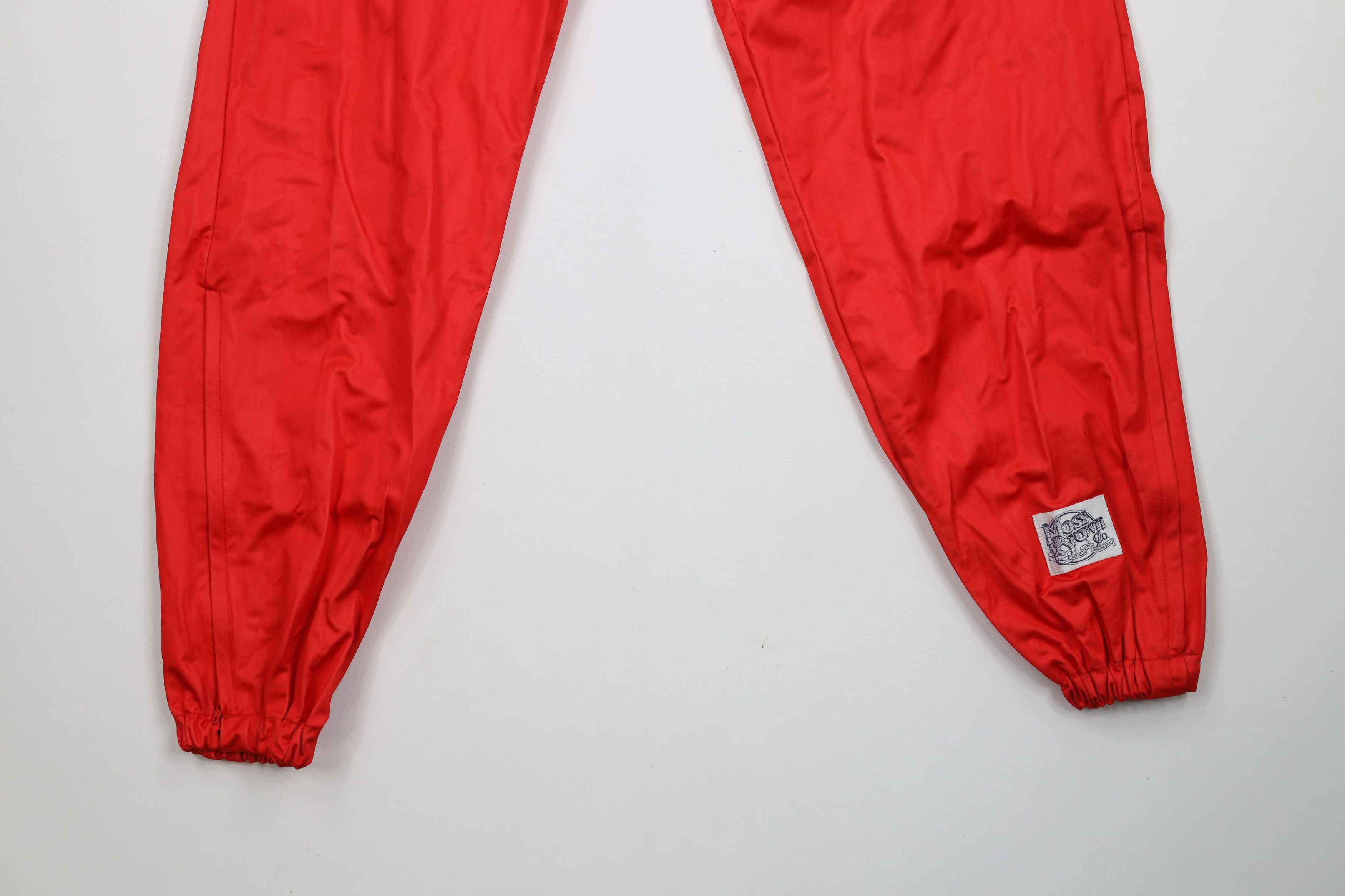Vintage Vintage 80s Streetwear Waterproof Joggers Pants Red USA Size US 34 / EU 50 - 4 Thumbnail