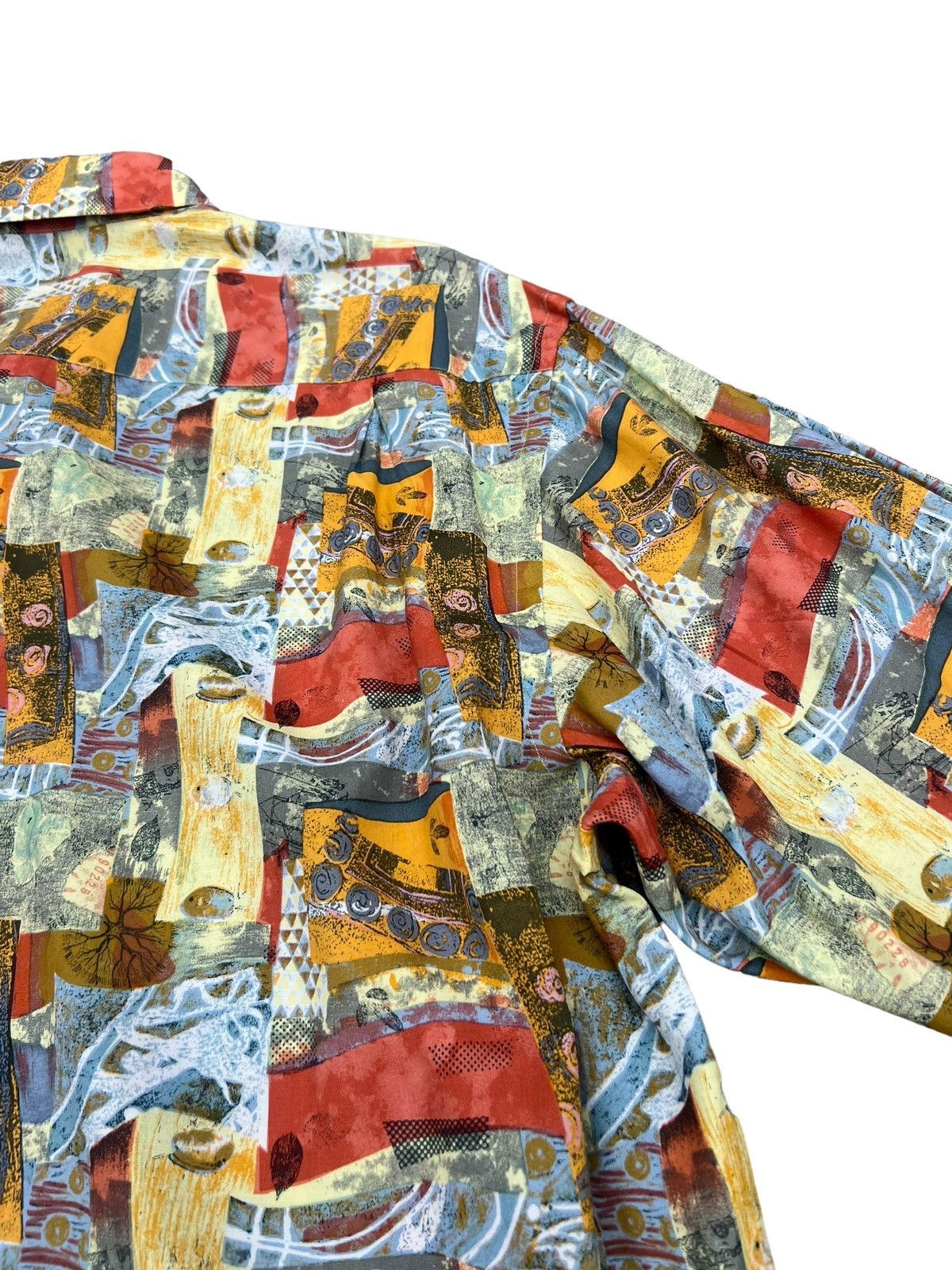 Charles Jourdan Vintage Charles Jourdan Monsieur Novelty Abstract Art Shirt Size US L / EU 52-54 / 3 - 18 Thumbnail