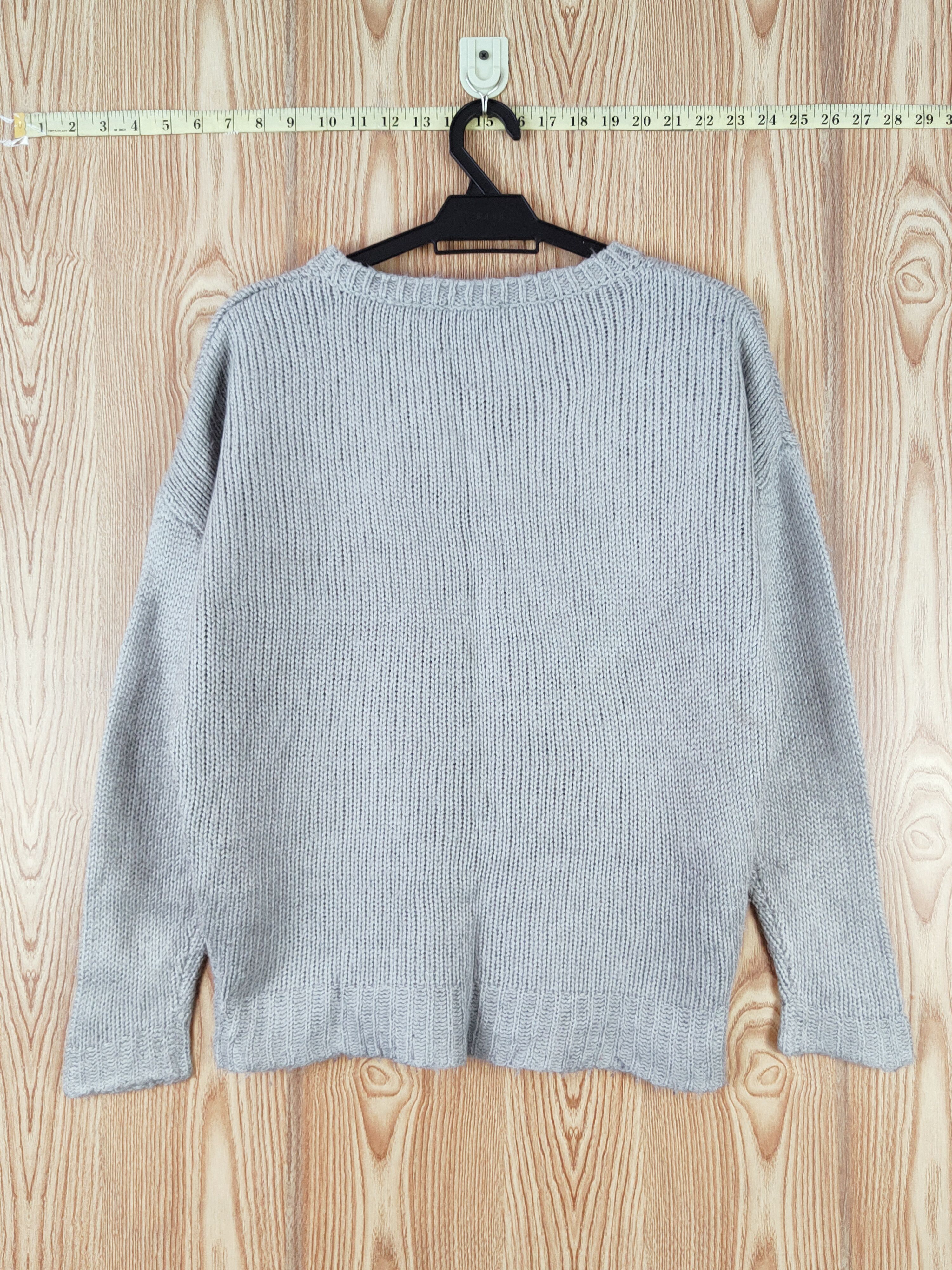Japanese Brand DL Moussy Gray Knitwear Sweatshirts #W742 Size M / US 6-8 / IT 42-44 - 7 Thumbnail
