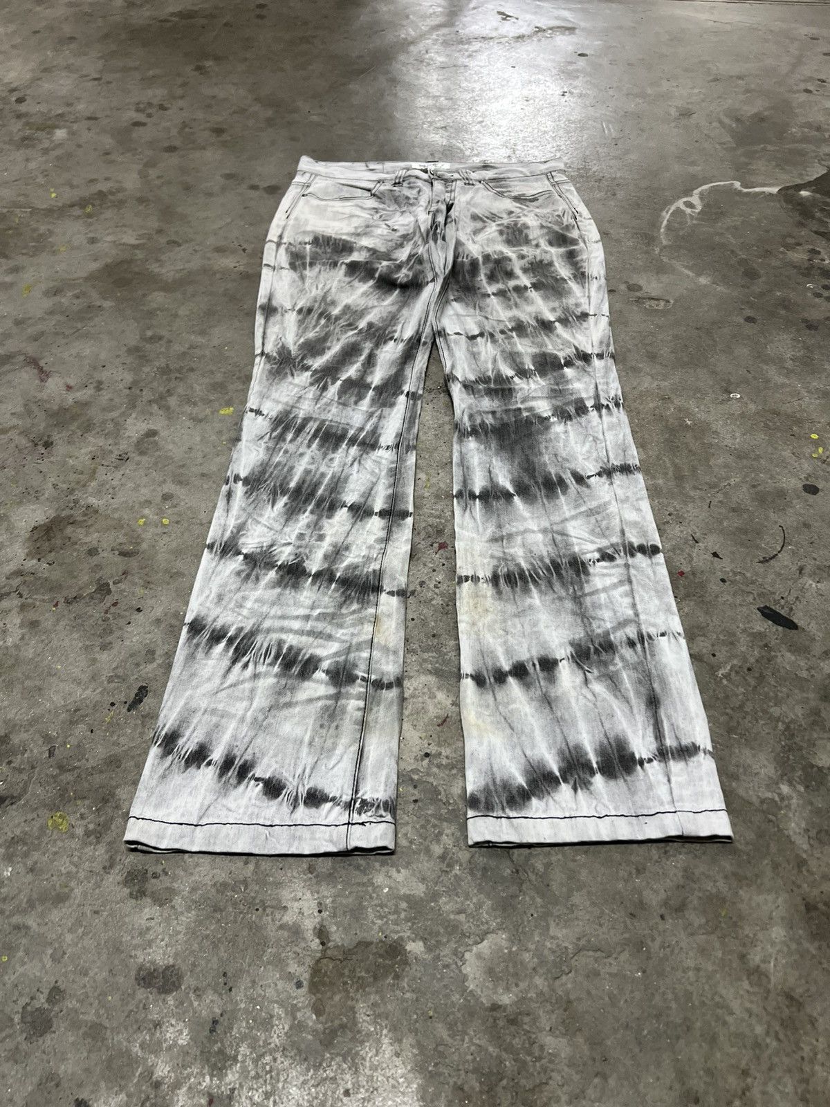 Designer × Japanese Brand × Vintage LOW BOX ACID WASH PANT Size US 30 / EU 46 - 6 Thumbnail