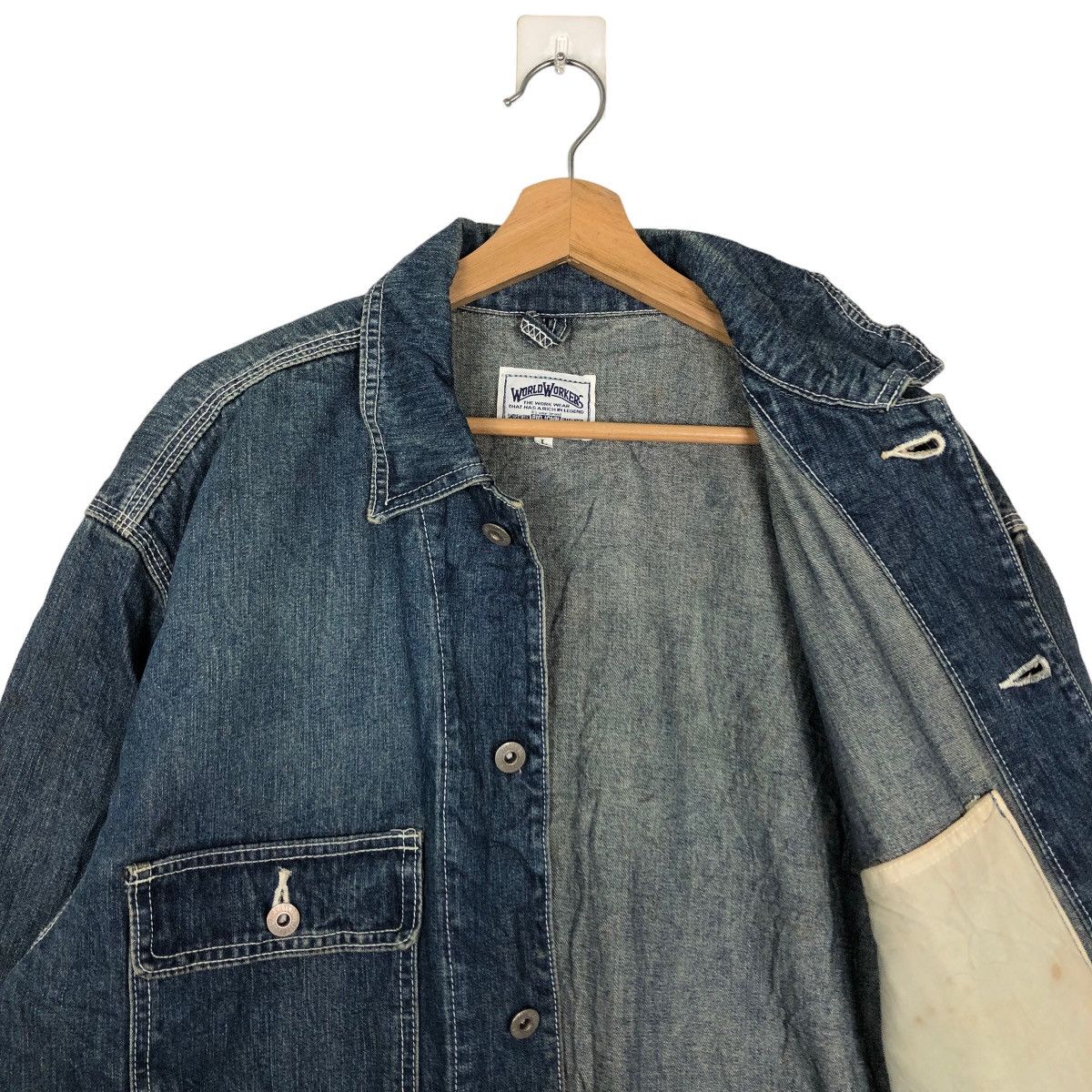 Japanese Brand 🔥Chore Denim Work Jacket Big John USA Toyo Enterprise Size US L / EU 52-54 / 3 - 10 Thumbnail