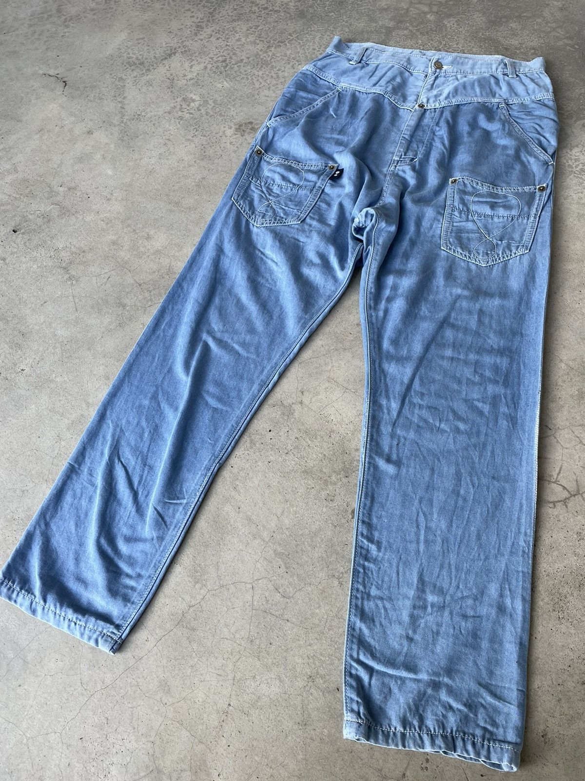 Issey Miyake Mercibeaucoup Drop Crotch Parachute Baggy Pant Size US 30 / EU 46 - 1 Thumbnail