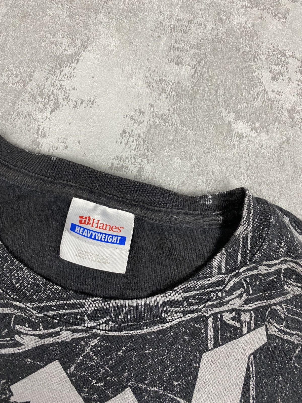 Band Tees × Vintage Vtg Motörhead all over print Tee T-shirt Med Size US M / EU 48-50 / 2 - 5 Thumbnail