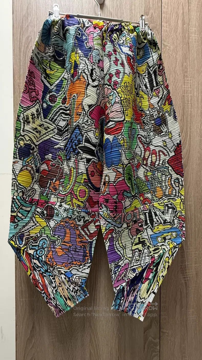 Issey Miyake Issey Miyake size:3 Color-block Pants Size 31" - 4 Thumbnail