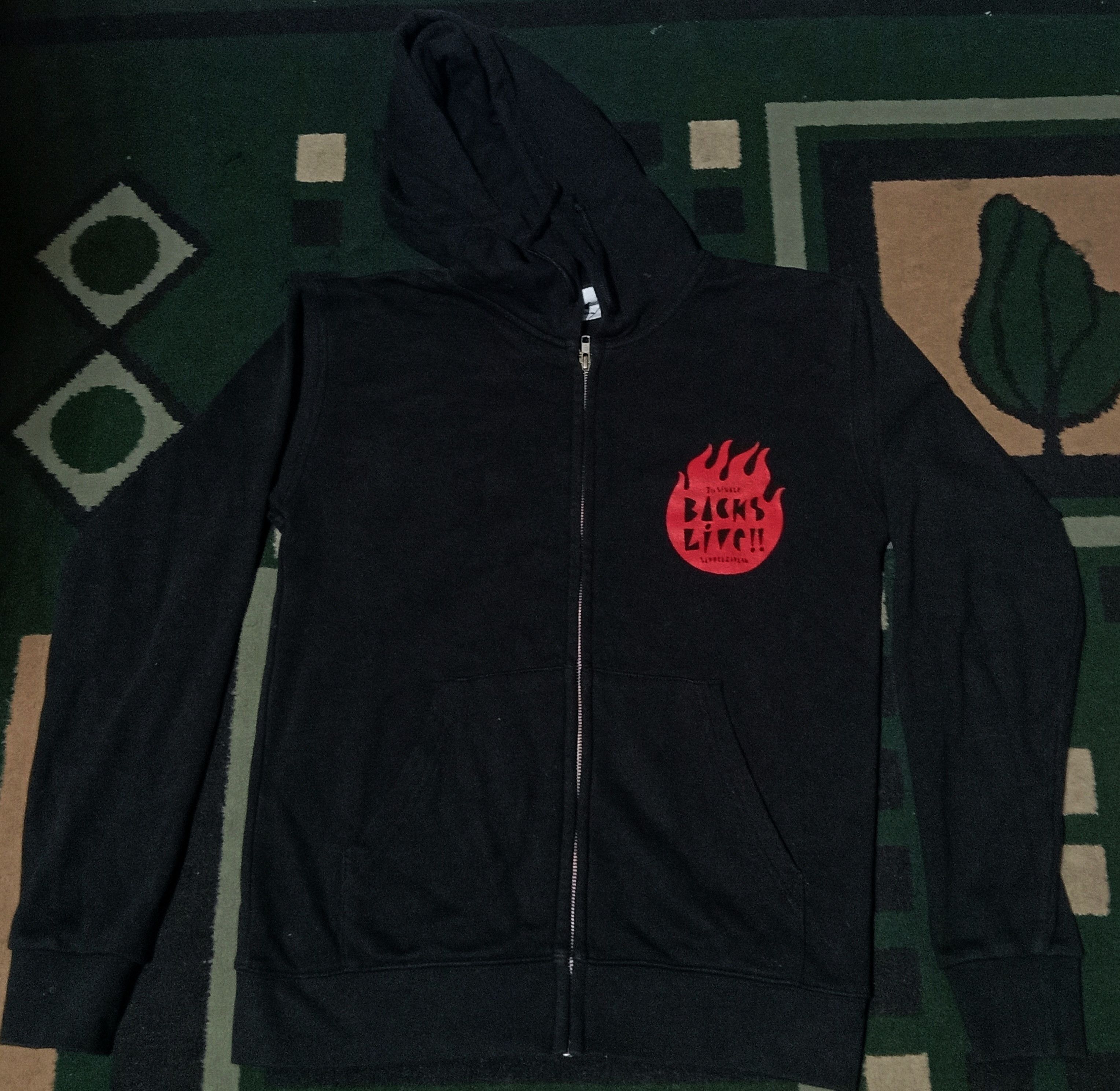Blue In Green × Japanese Brand Creek Anglers device Black Hoodie 