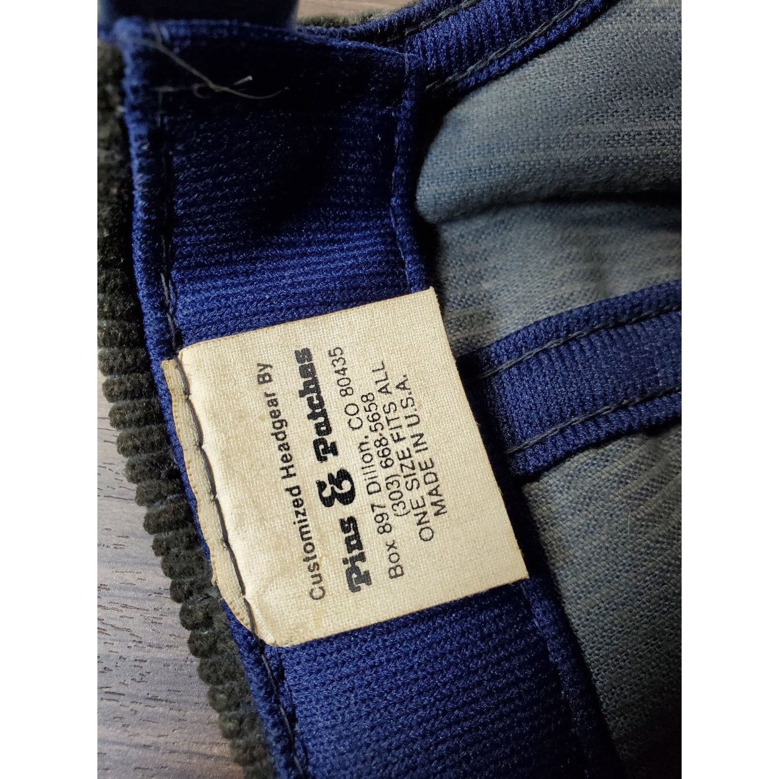 Vintage Vail Corduroy Snapback Cap Hat Faded Black w/ Pin Ski Snow Size ONE SIZE - 12 Thumbnail
