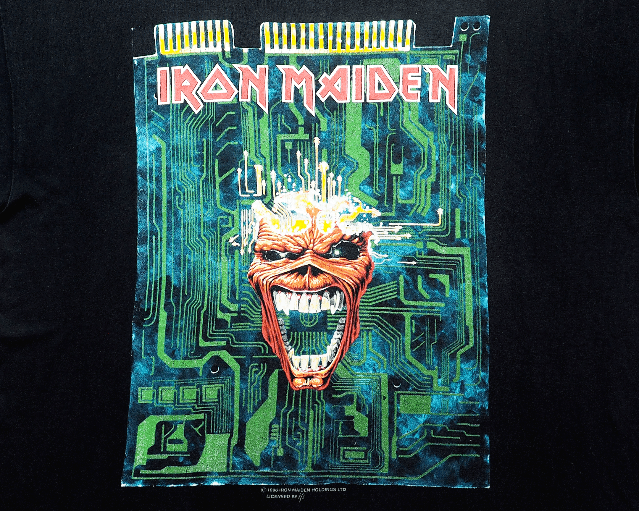 Vintage Vintage 1996 Iron Maiden Virus Shirt XL Size US XL / EU 56 / 4 - 2 Thumbnail