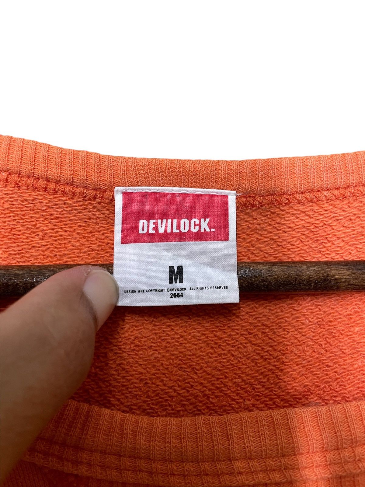 Japanese Brand Devilocl crewneck sweatshirt big logo print Size US L / EU 52-54 / 3 - 12 Thumbnail