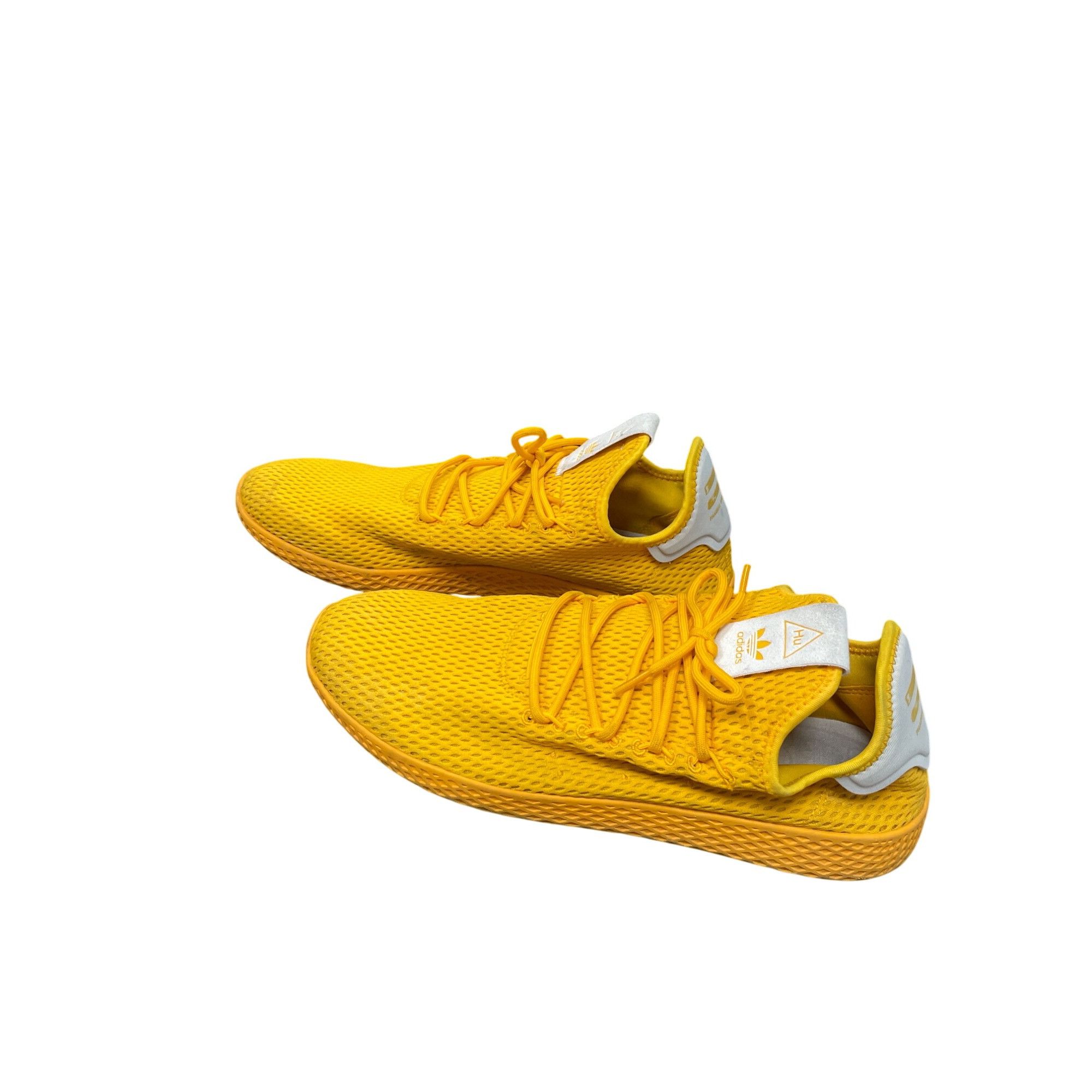 Adidas Adidas Pharrell Williams Tennis Hu Mens Yellow Mesh Sneakers Size US 13 / EU 46 - 5 Thumbnail