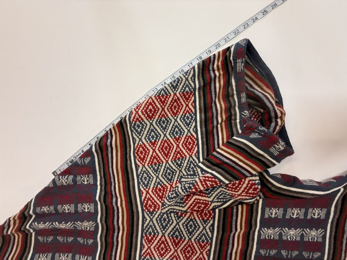 Alexander McQueen Alexander McQueen Lee-Era 100% Wool Jacquard Hooded Poncho Size US M / EU 48-50 / 2 - 16 Thumbnail