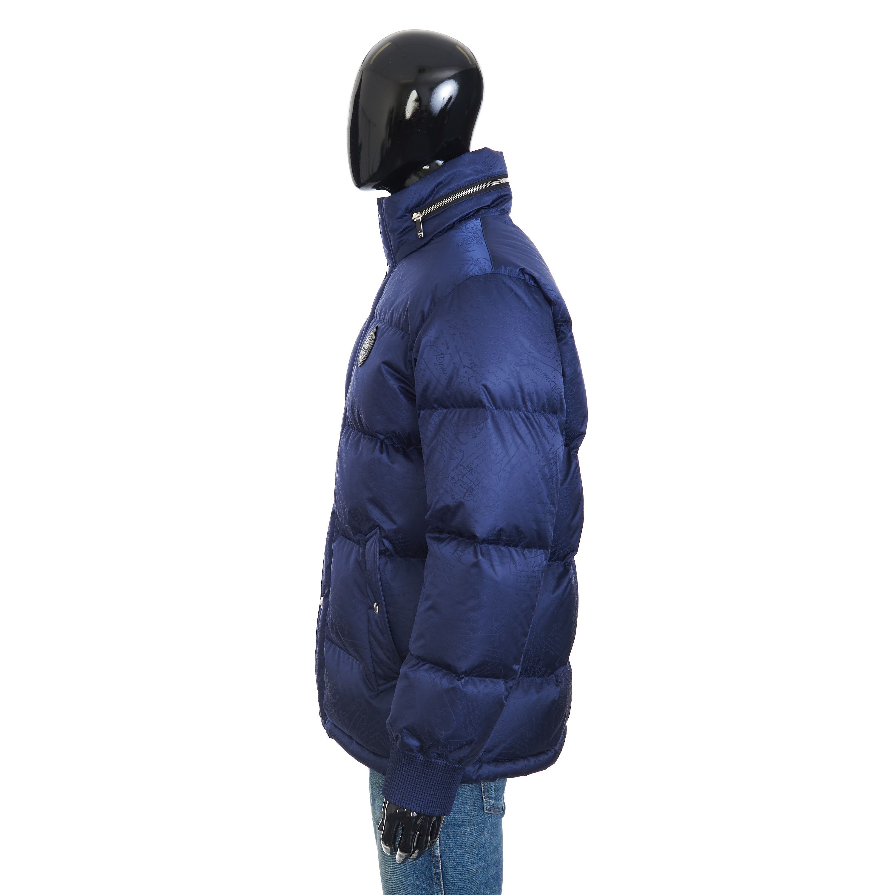 Berluti Scritto Down Jacket In Dark Indigo Blue Size US XL / EU 56 / 4 - 3 Thumbnail