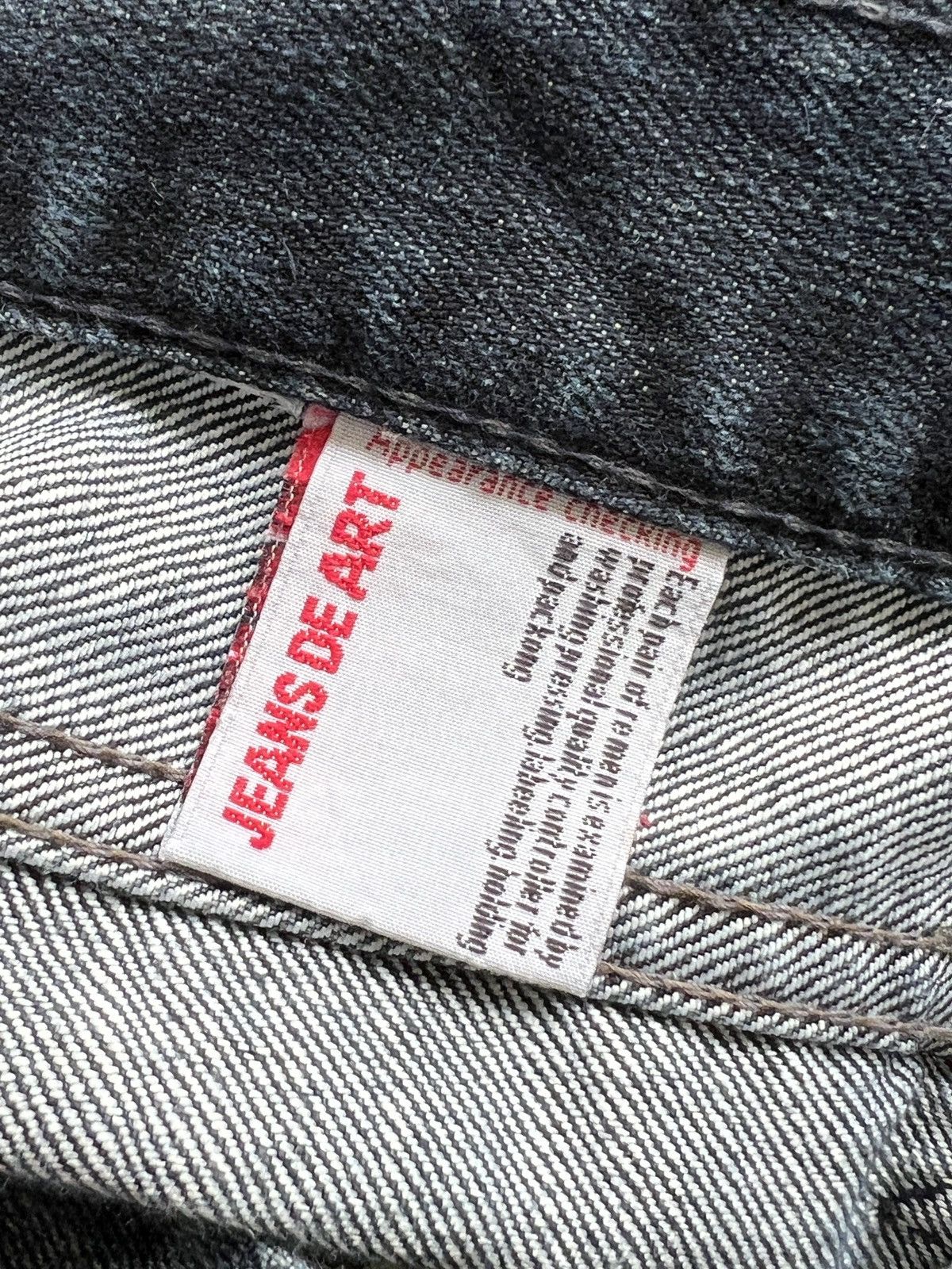 20471120 Jeans De Art 🇯🇵 Cyberpunk Multipocket Flare Denim Cargo Size US 33 - 12 Thumbnail