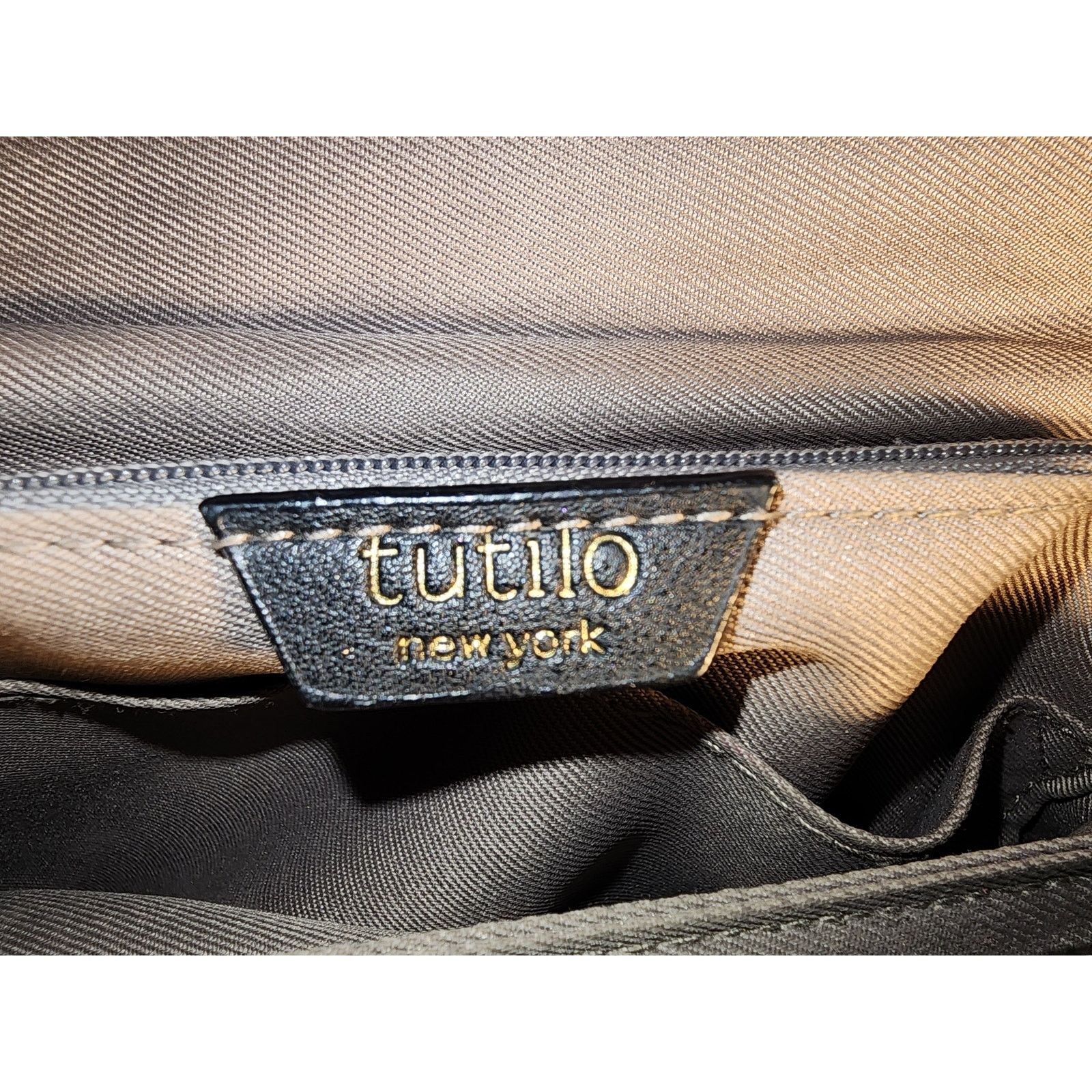 Other Tutilo New York Black Vegan Leather Crossbody Purse Size ONE SIZE - 5 Thumbnail