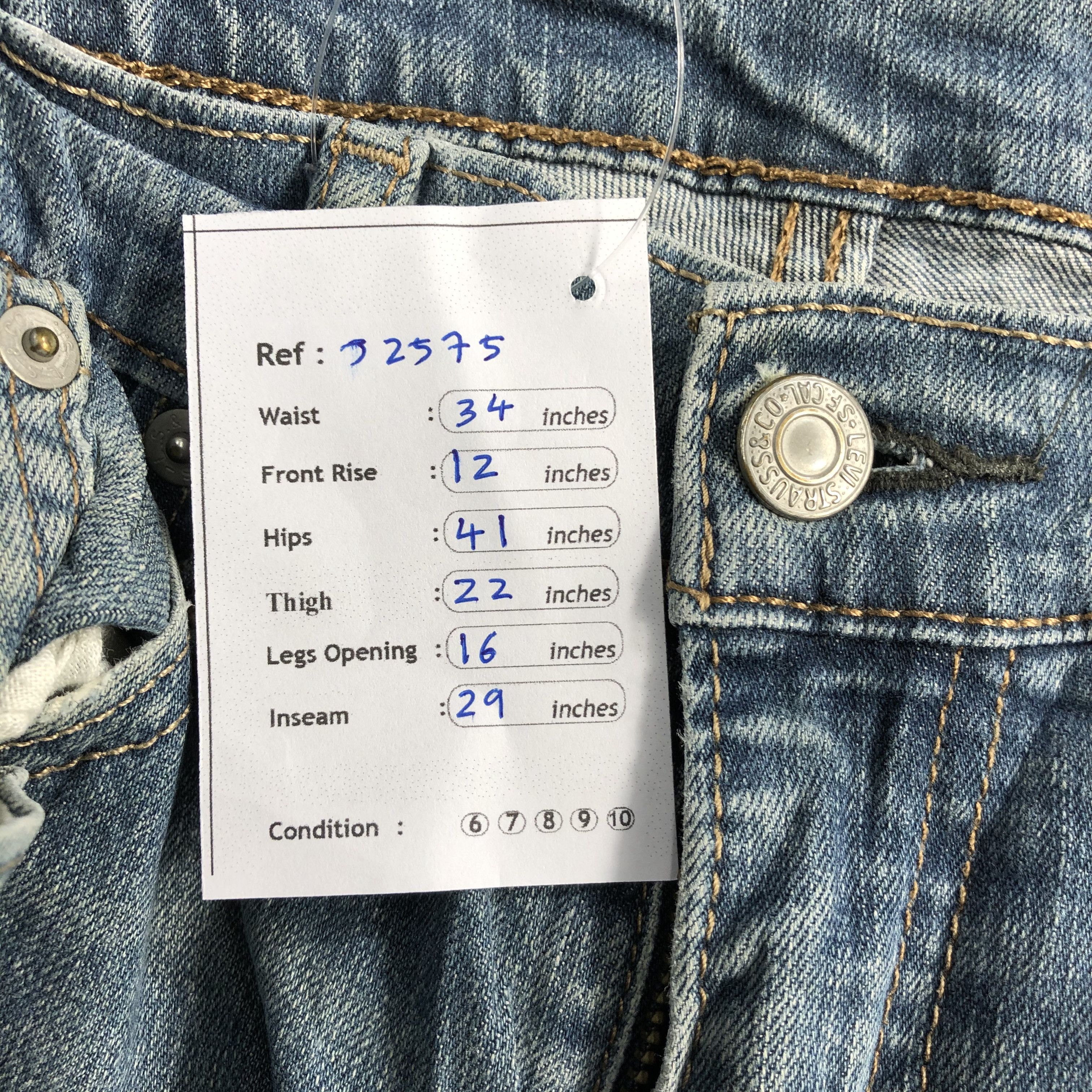 Levi's Vintage Levis 513 Jeans-J2575 Size US 34 / EU 50 - 15 Thumbnail