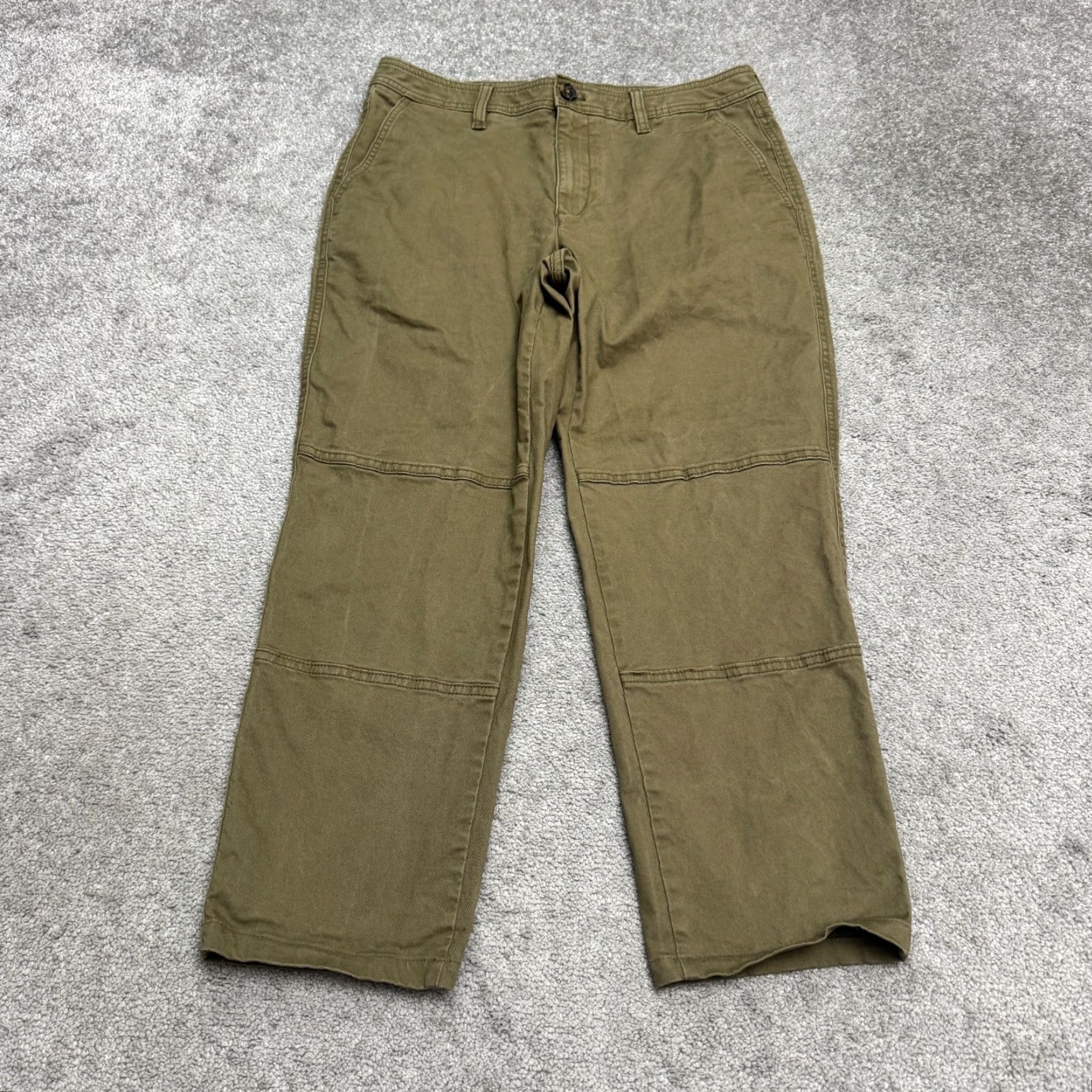 Banana Republic Banana Republic Slim Fir Mid Rise Ankle Pants Womens 6 Campground Green Cotton Twill Classic Modern 90s? Size 28" / US 6 / IT 42 - 2 Thumbnail