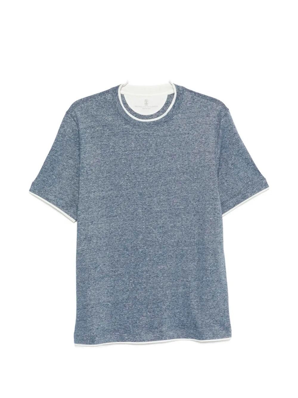 Brunello Cucinelli T-Shirt With Faux-Layering Size US XS / EU 42 / 0 - 1 Thumbnail