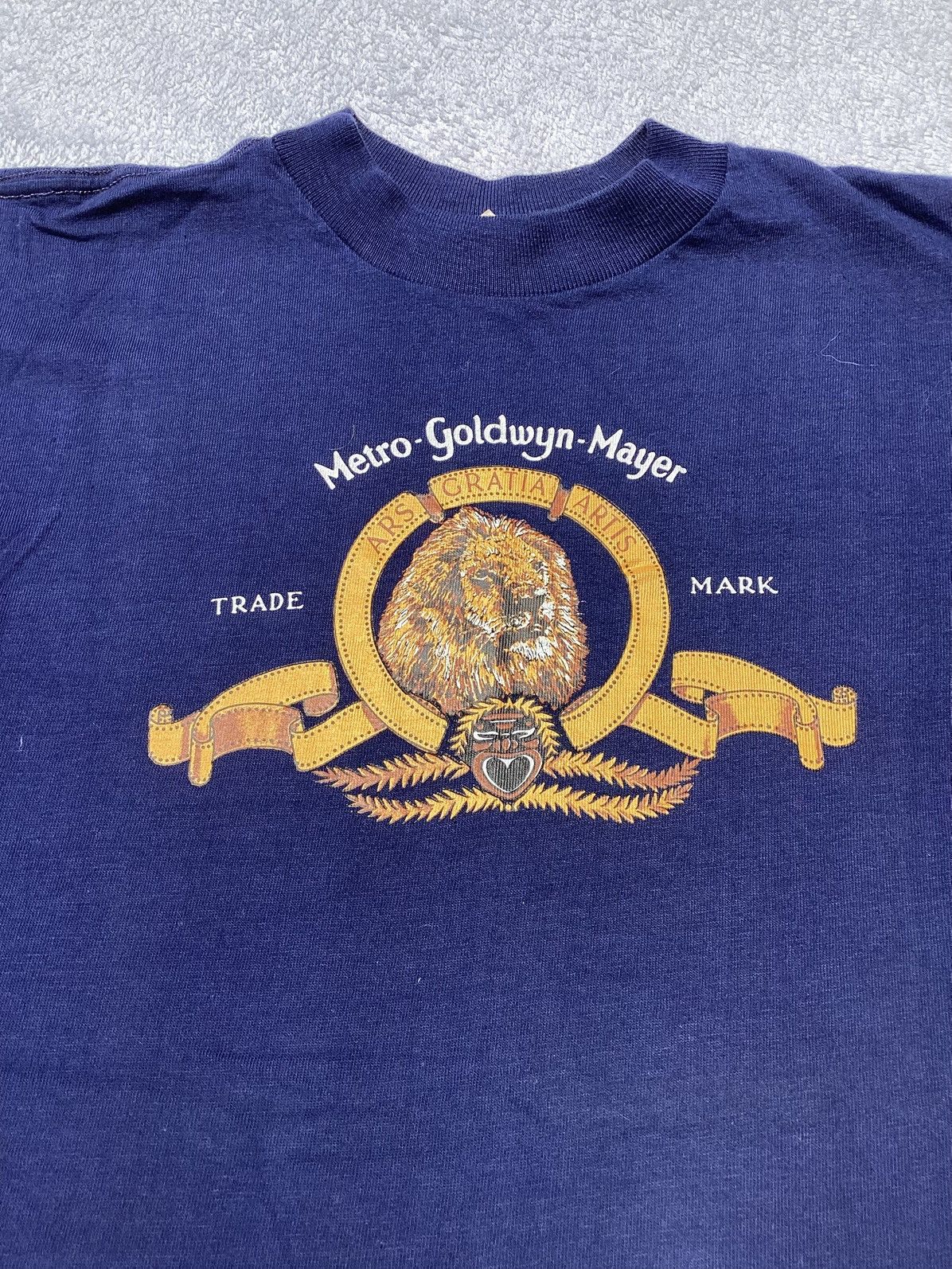Vintage 80s Metro-Goldwyn-Mayer movie Studios USA made true Vtg Tee Size US M / EU 48-50 / 2 - 2 Thumbnail