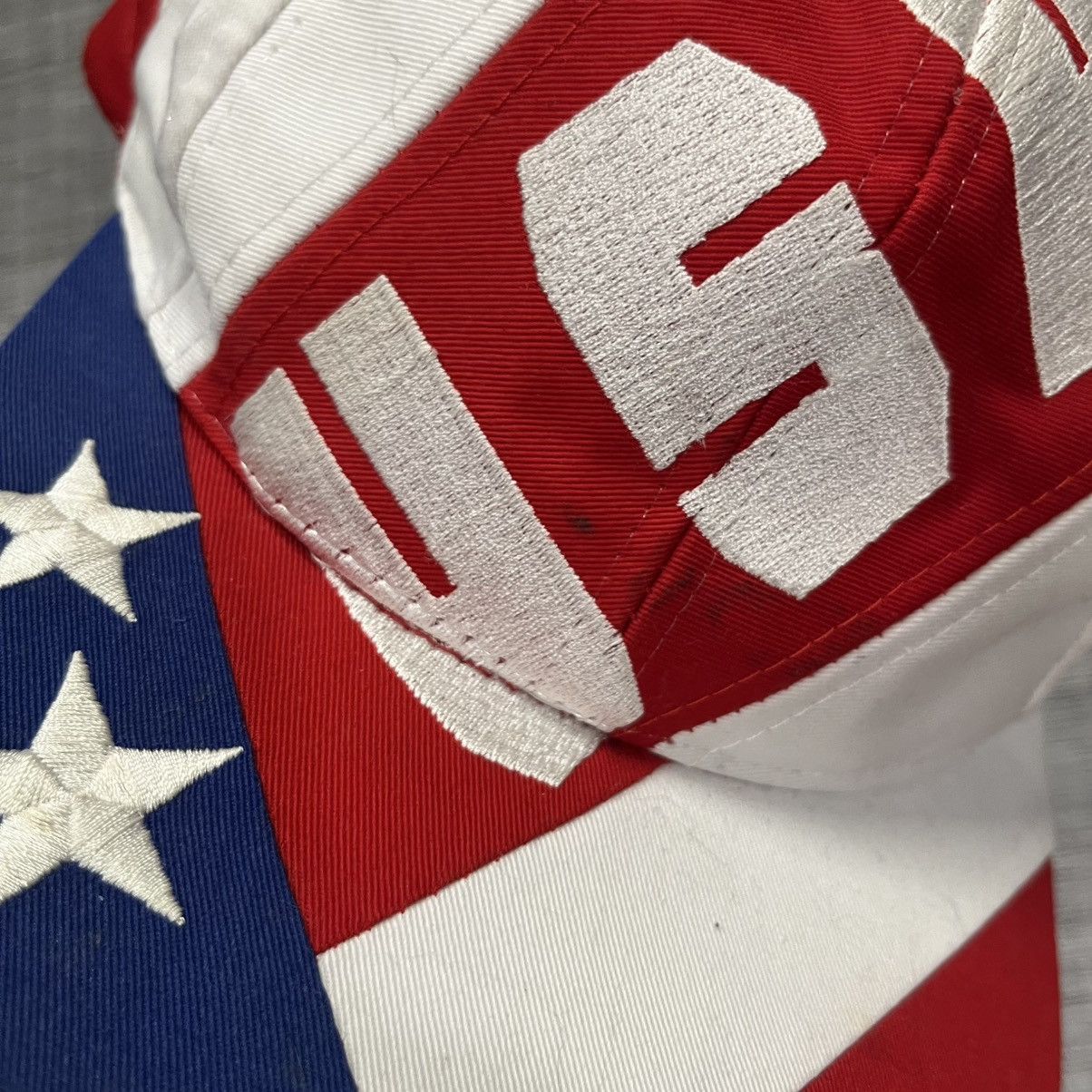 USA Olympics × Vintage VTG 90s USA Promo Hat Size ONE SIZE - 7 Thumbnail