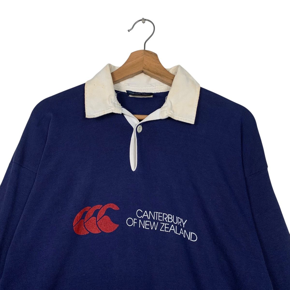 Canterbury of New Zealand Vintage Canterbury Of New Zealand Big Logo Rugby Jersey Size US M / EU 48-50 / 2 - 7 Thumbnail