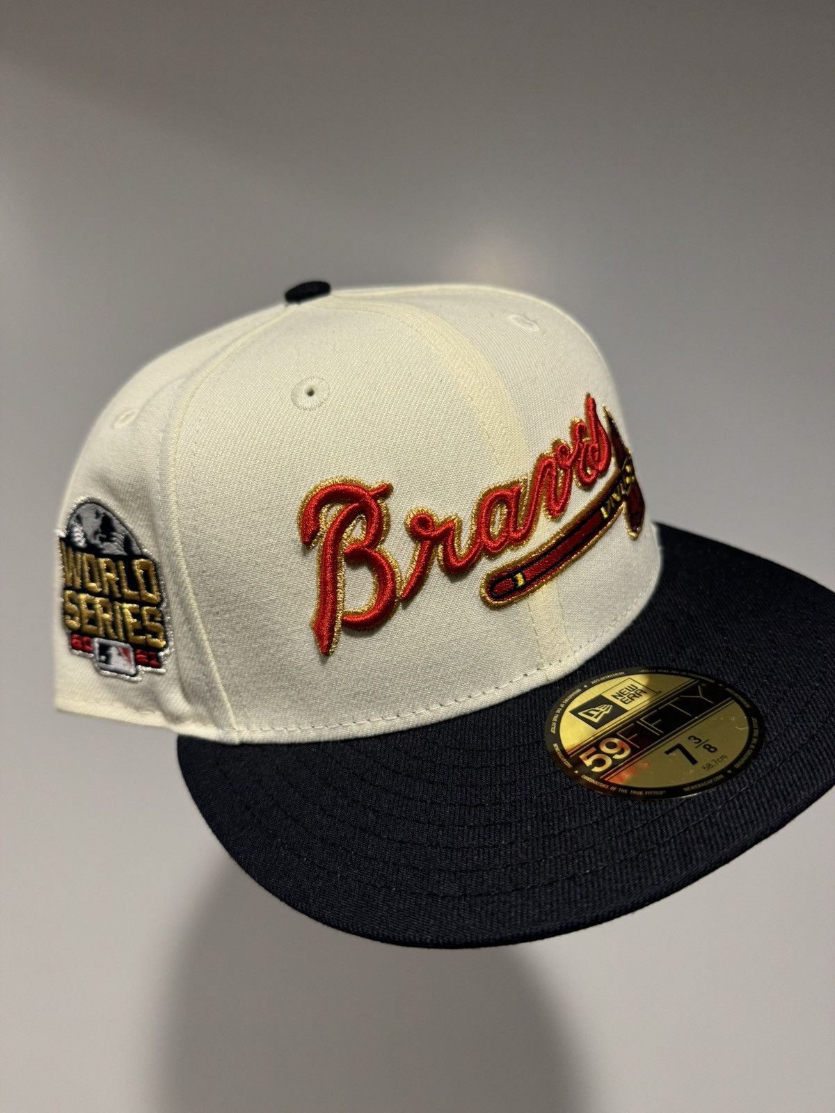 Casquette Atlanta Braves New Era 59FIFTY - Taille 7 1/8 - Exclusive Proimage - NEUVE