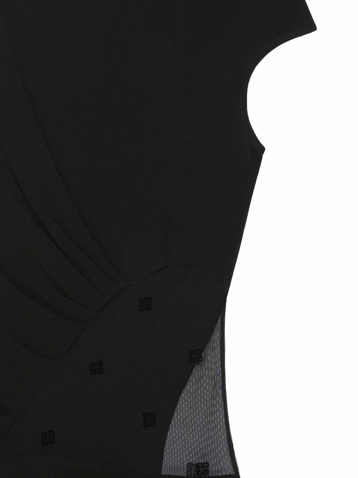 Givenchy o1srvl11e0125 Dress in Black Size XXL / US 16-18 / IT 52-54 - 2 Thumbnail