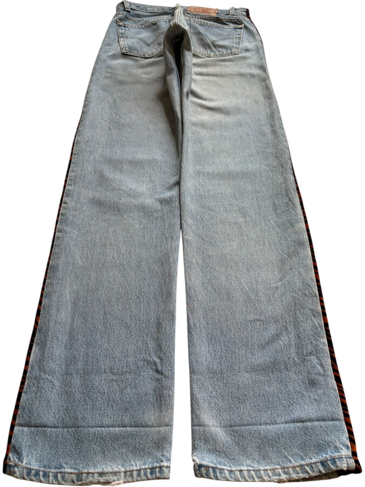 Levi's Vintage 90s Levis 501 Mud Wash Custom Distressed Loose Jeans Size US 29 - 2 Thumbnail