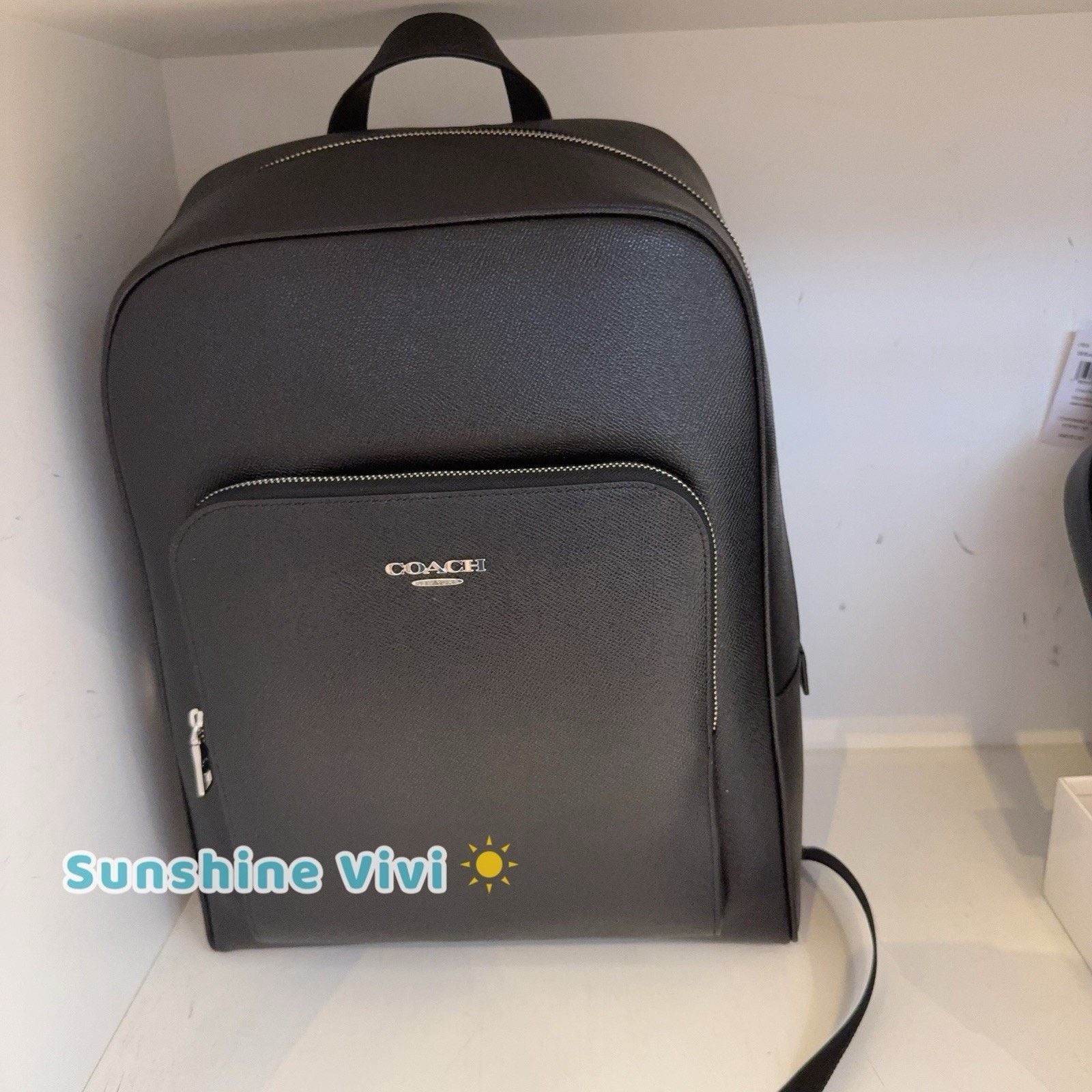 Coach NWT Coach Aiden Backpack Silver Black leather CDY10 Size ONE SIZE - 1 Thumbnail