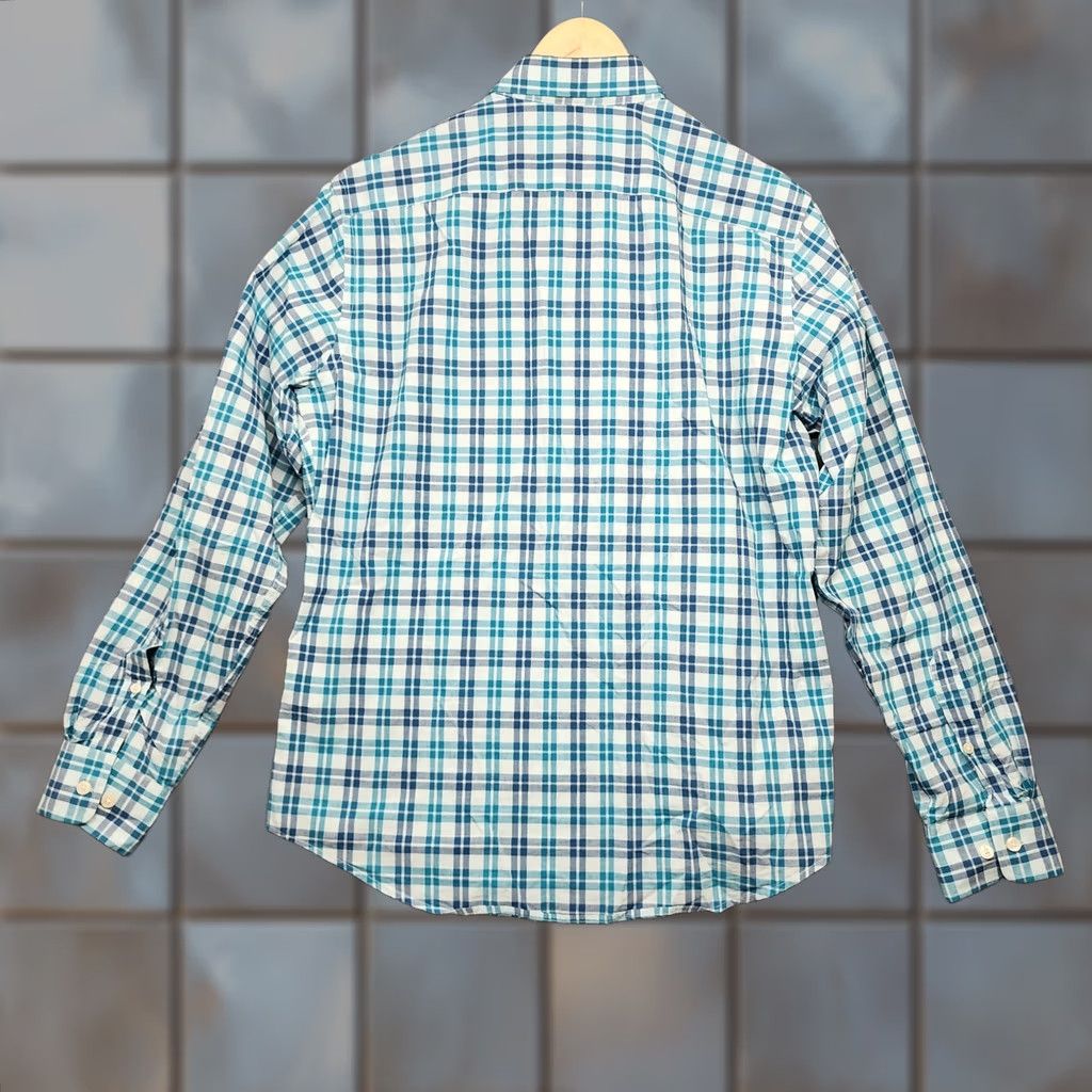 Banana Republic Banana Republic Shirt Mens 15-15.5 Medium 33-34 Slim Fit Long Sleeve Button Up Plaid Size US M / EU 48-50 / 2 - 1 Thumbnail