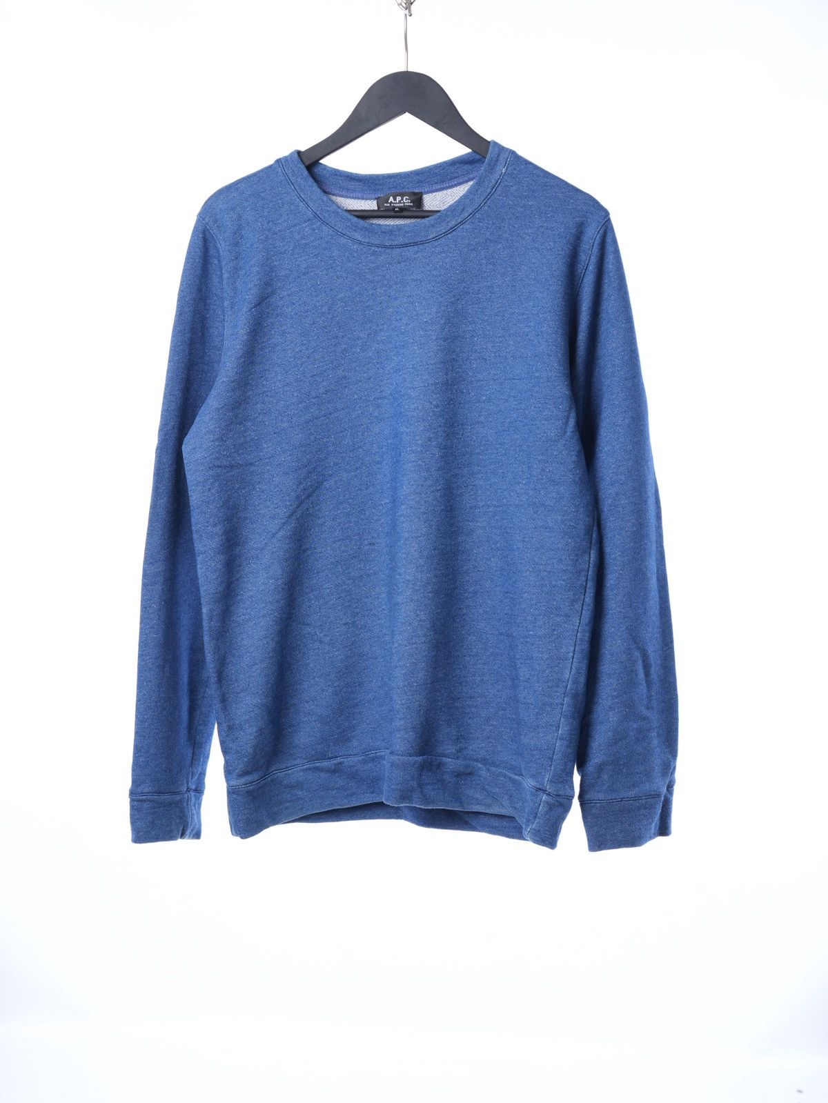 A.P.C. A.P.C Navy Crewneck Sweatshirt L-XL Size US XL / EU 56 / 4 - 1 Thumbnail