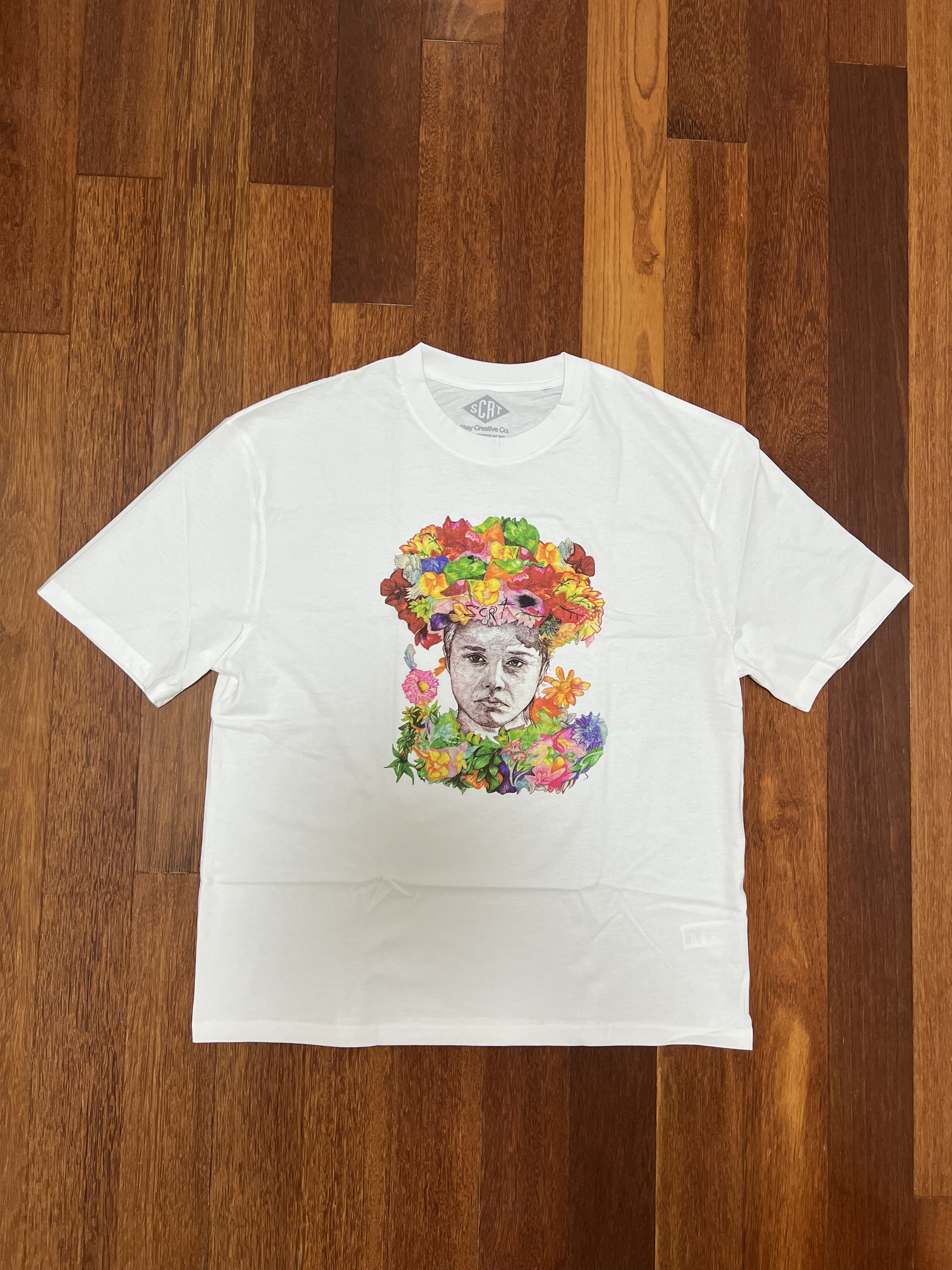 SCRT 💚 SCRT Midsommar Solstice T-Shirt White Large NEW Size US L / EU 52-54 / 3 - 3 Thumbnail