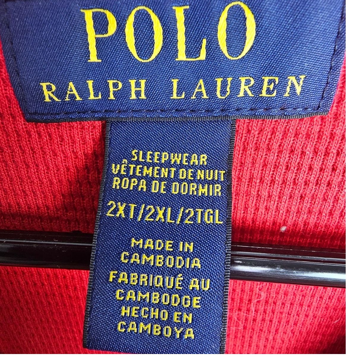 Polo Ralph Lauren Polo Ralph Lauren Sleepwear Mens Pajama Top Size 2XLT Logo Size ONE SIZE - 7 Thumbnail