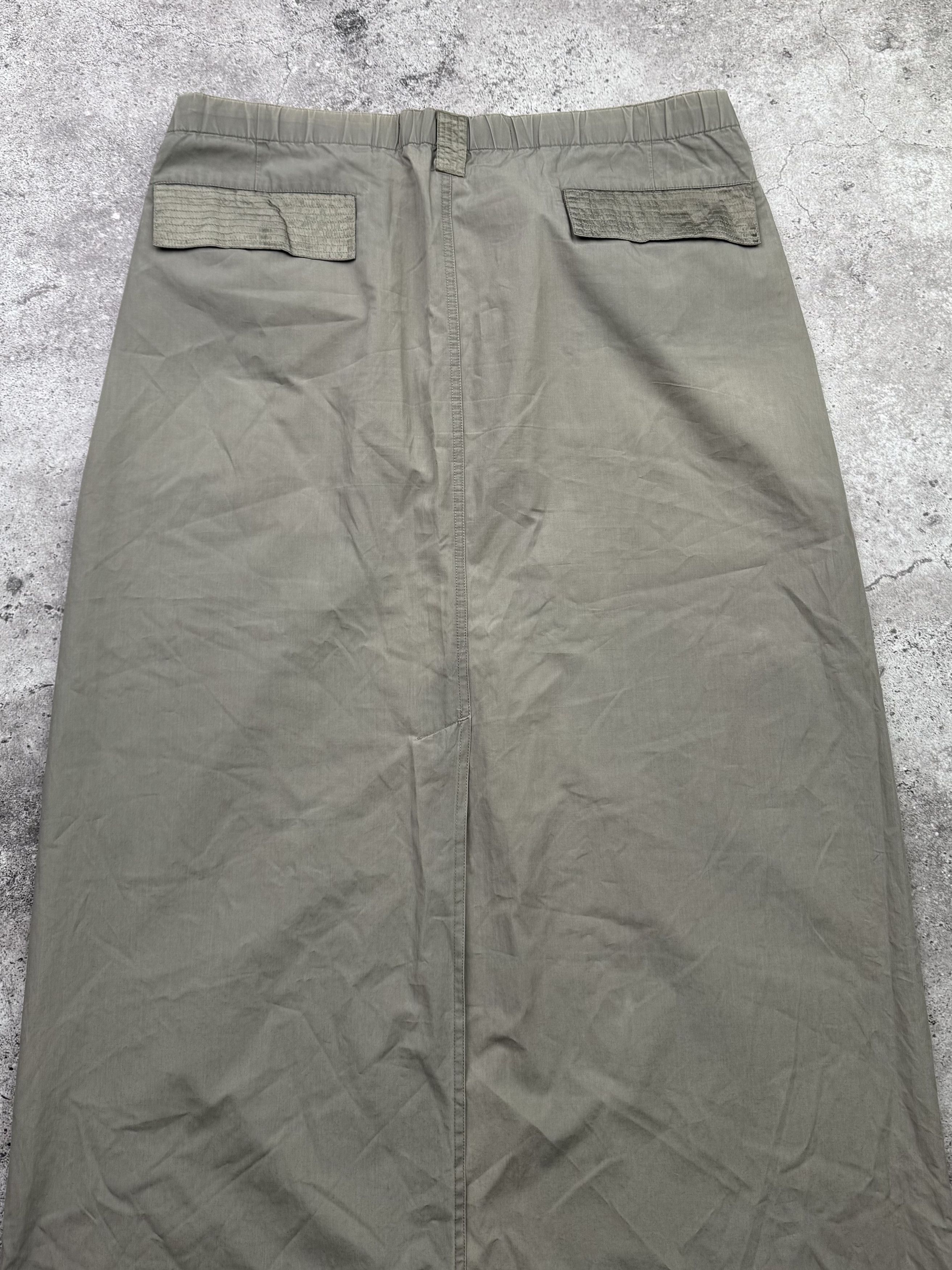 Japanese Brand Vintage Cargo Maxi Skirt C483(V162)(E8) Size 34" / US 12 / IT 48 - 10 Thumbnail