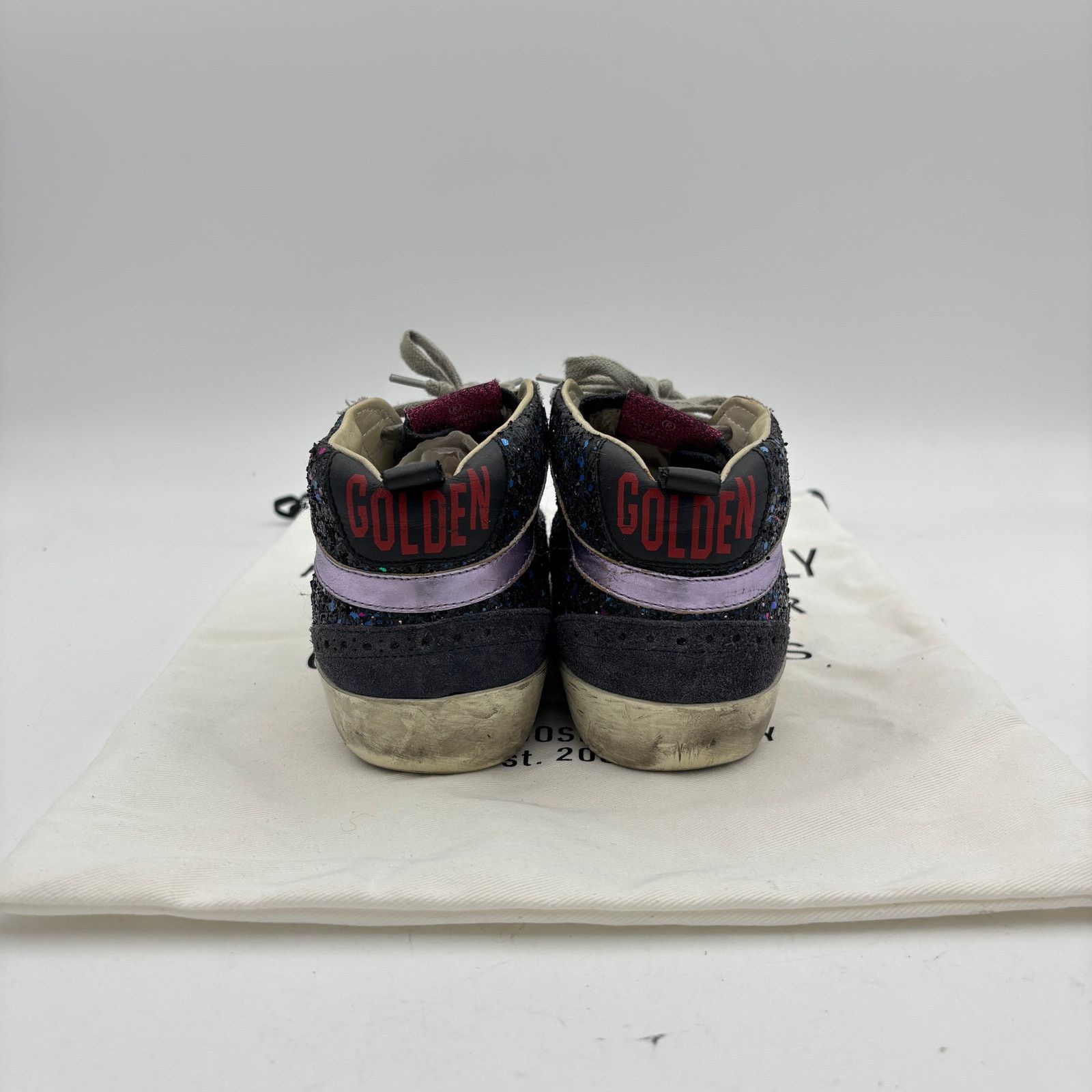 Golden Goose Golden Goose Midstar Glitter Sneakers Shoes Women's 37 US 7 Size US 7 / IT 37 - 4 Thumbnail