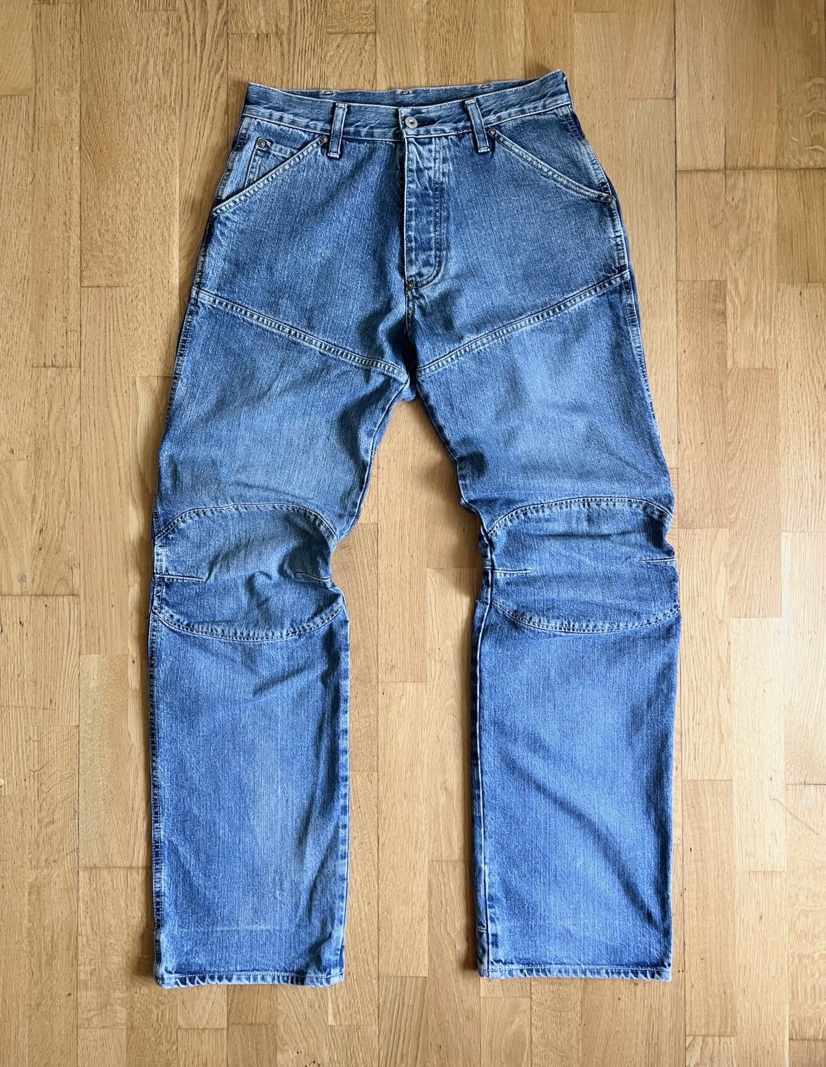 G-Star Y2K G-Star Double Knee Elwood Baggy Fit Denim Jeans Size US 30 / EU 46 - 1 Thumbnail