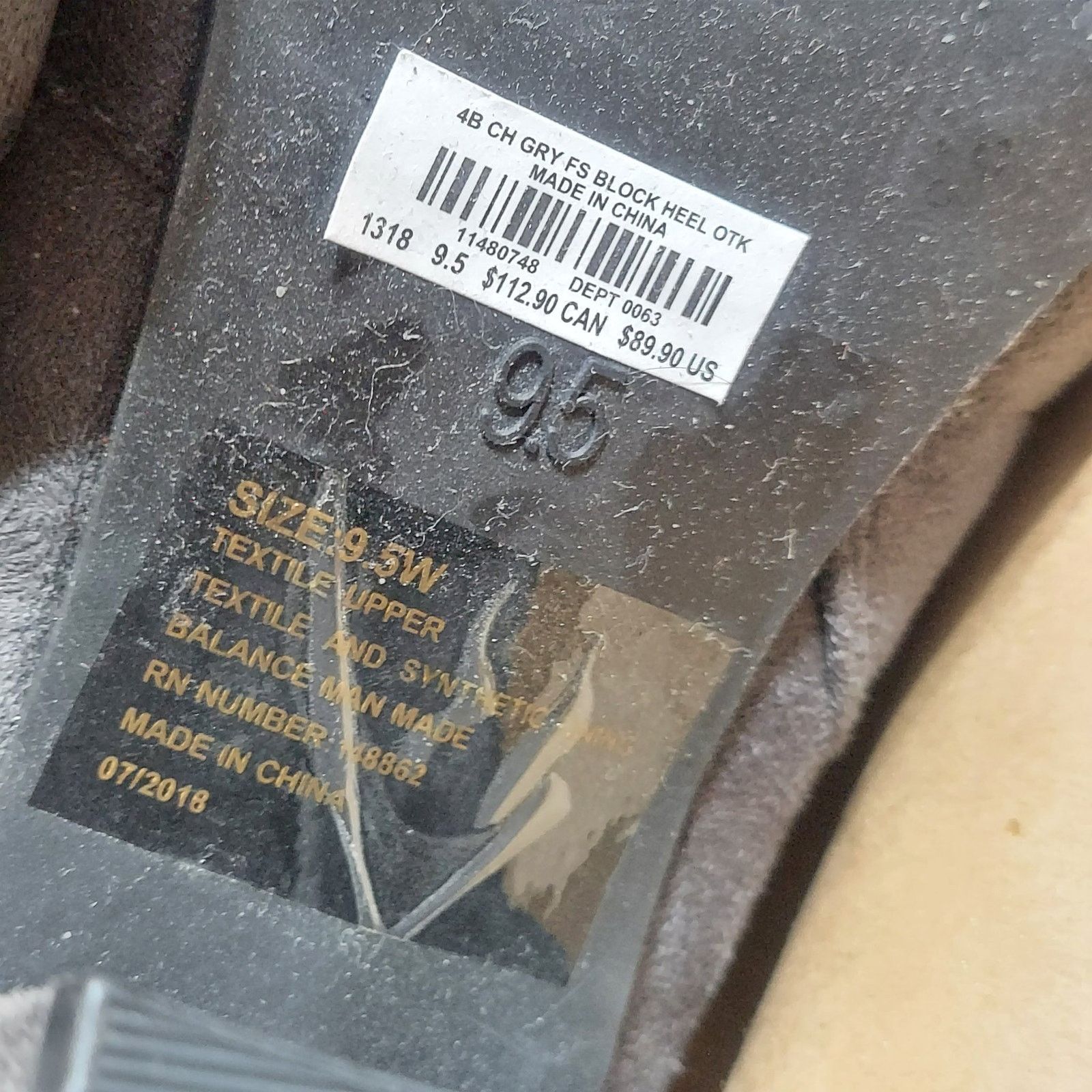 Other Torrid Women's US 9.5 W Over The Knee Zip Up Boots NWOT Size US 9.5 / IT 39.5 - 6 Thumbnail