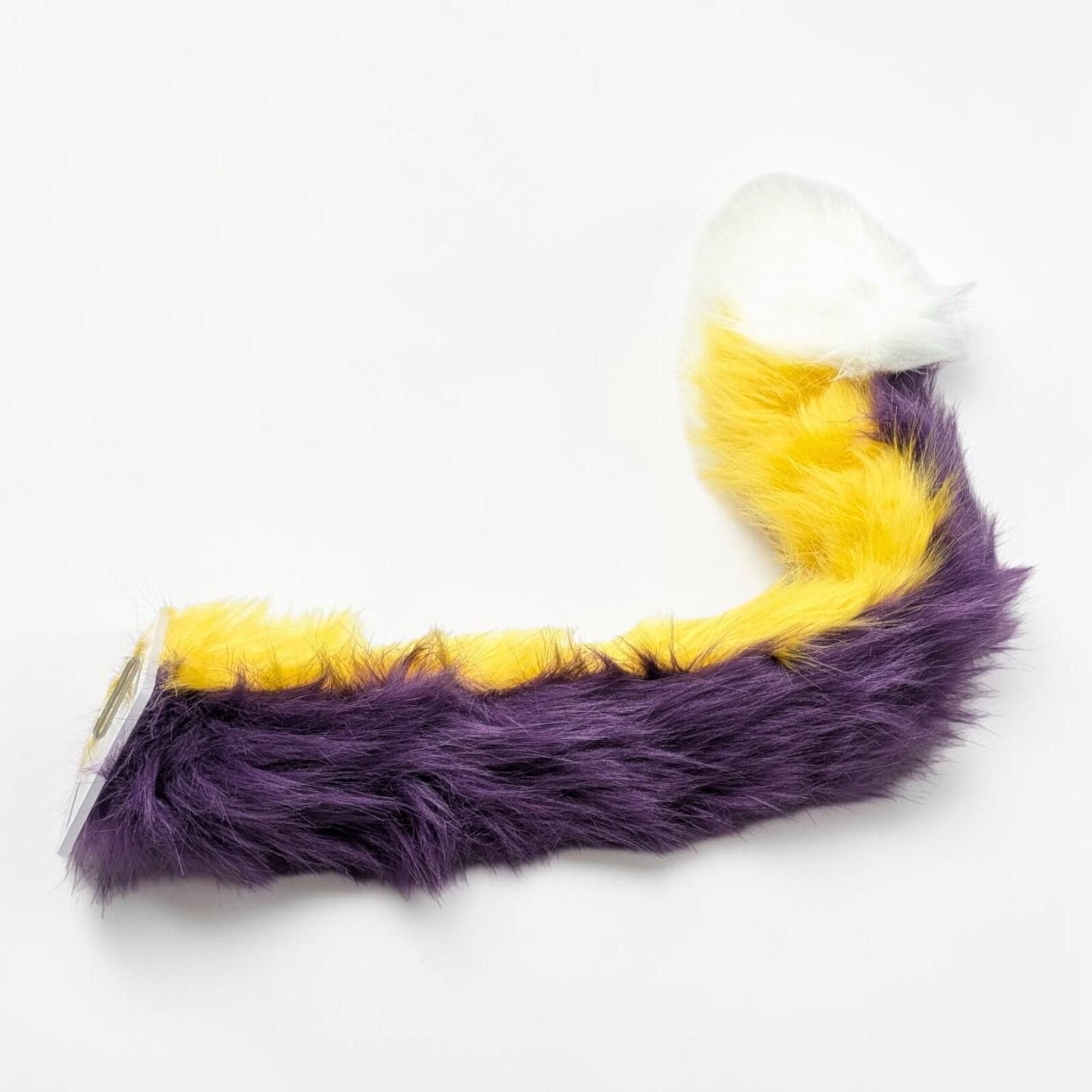 Other Fursuit Fish Tail Orange Purple Poseable 26" Furry Size ONE SIZE - 8 Thumbnail