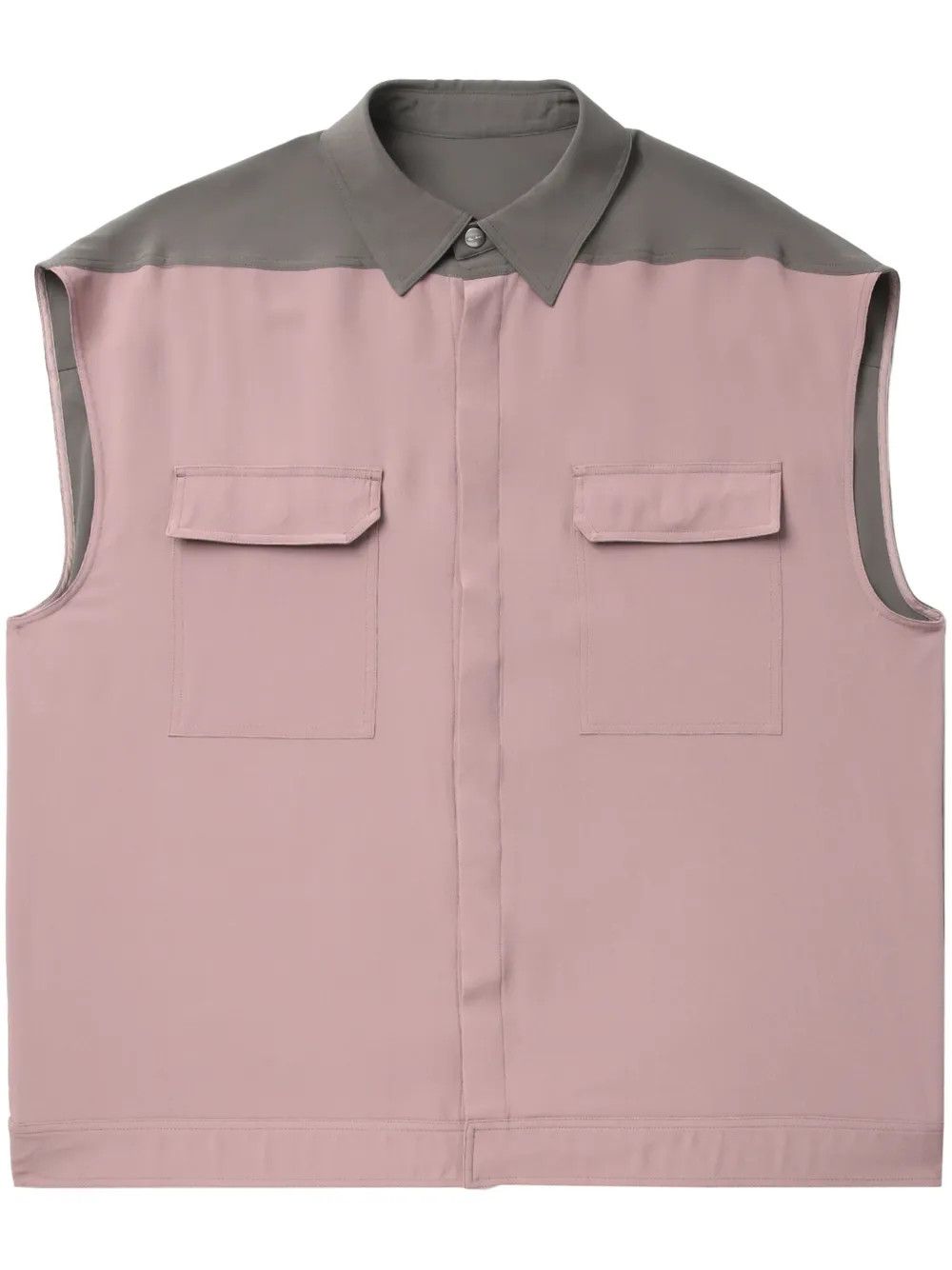 Rick Owens o1y0126 Patterned Shirt in Antique Rose/Gray Size XS / US 0-2 / IT 36-38 - 1 Thumbnail