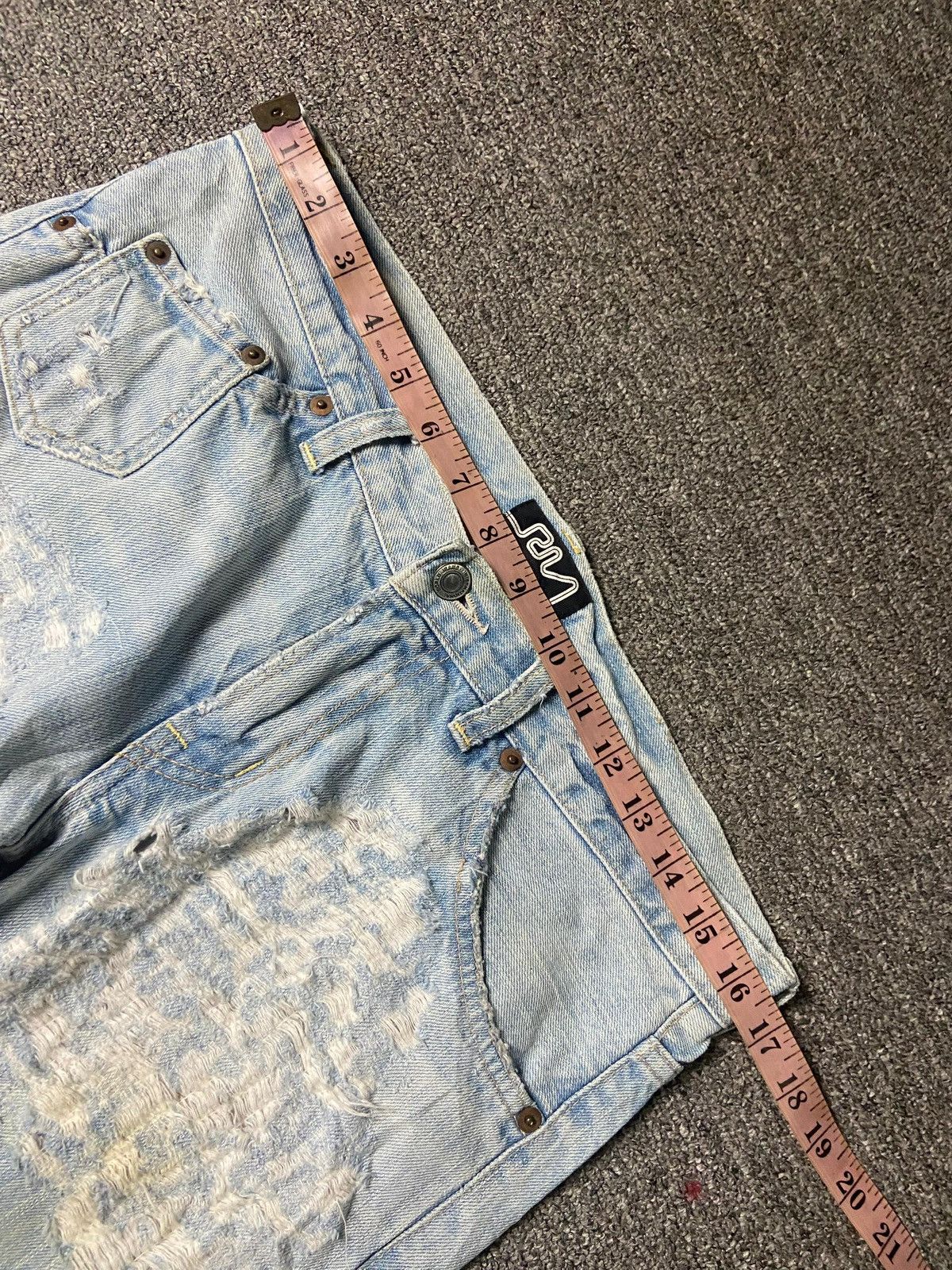 Japanese Brand RNA Brand Punk Distressed Denim Ripped Jeans (165) Size US 33 - 12 Thumbnail