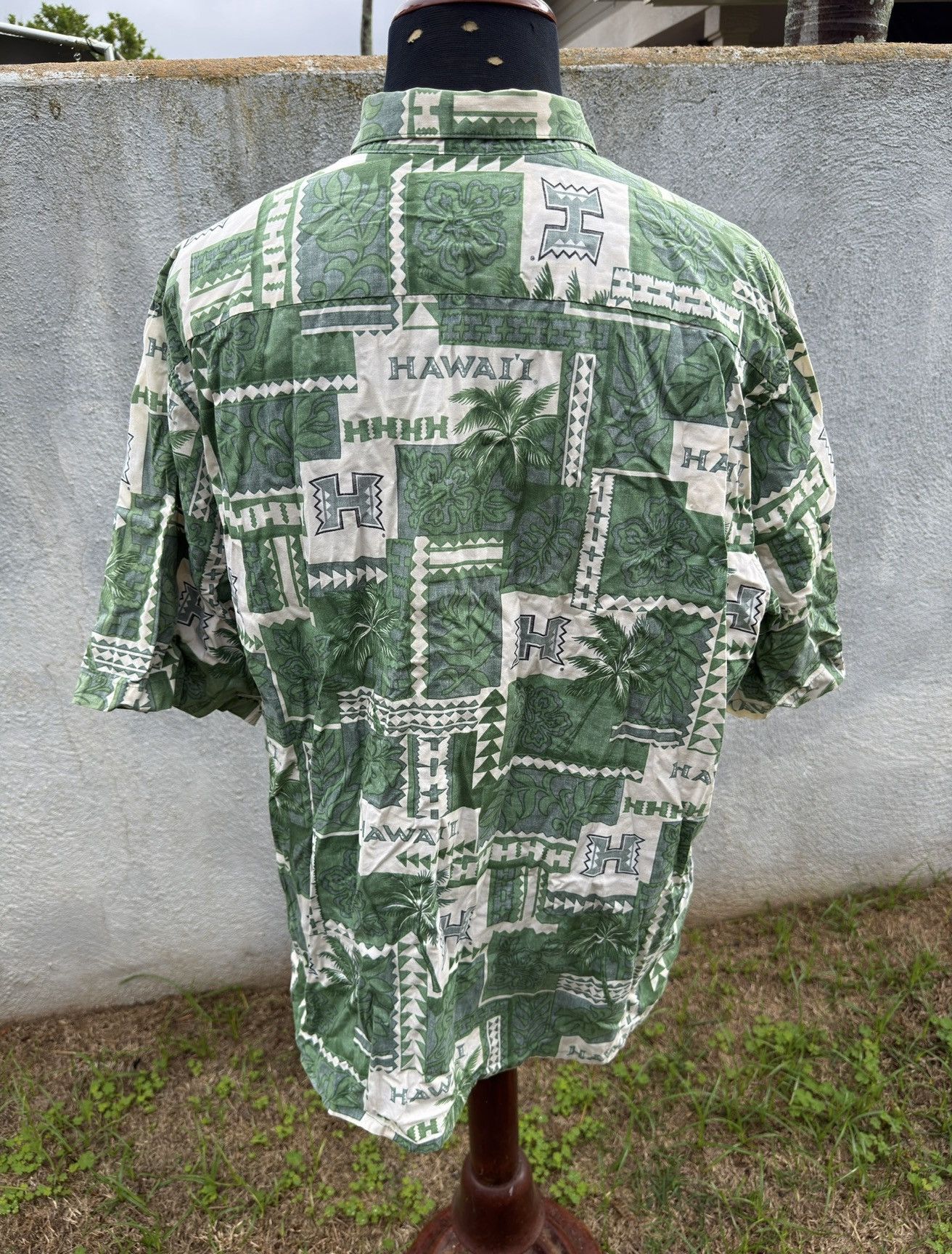 Reyn Spooner PreOwned Reyn Spooner Men's XXL Green University of Hawaii Size US XXL / EU 58 / 5 - 2 Thumbnail