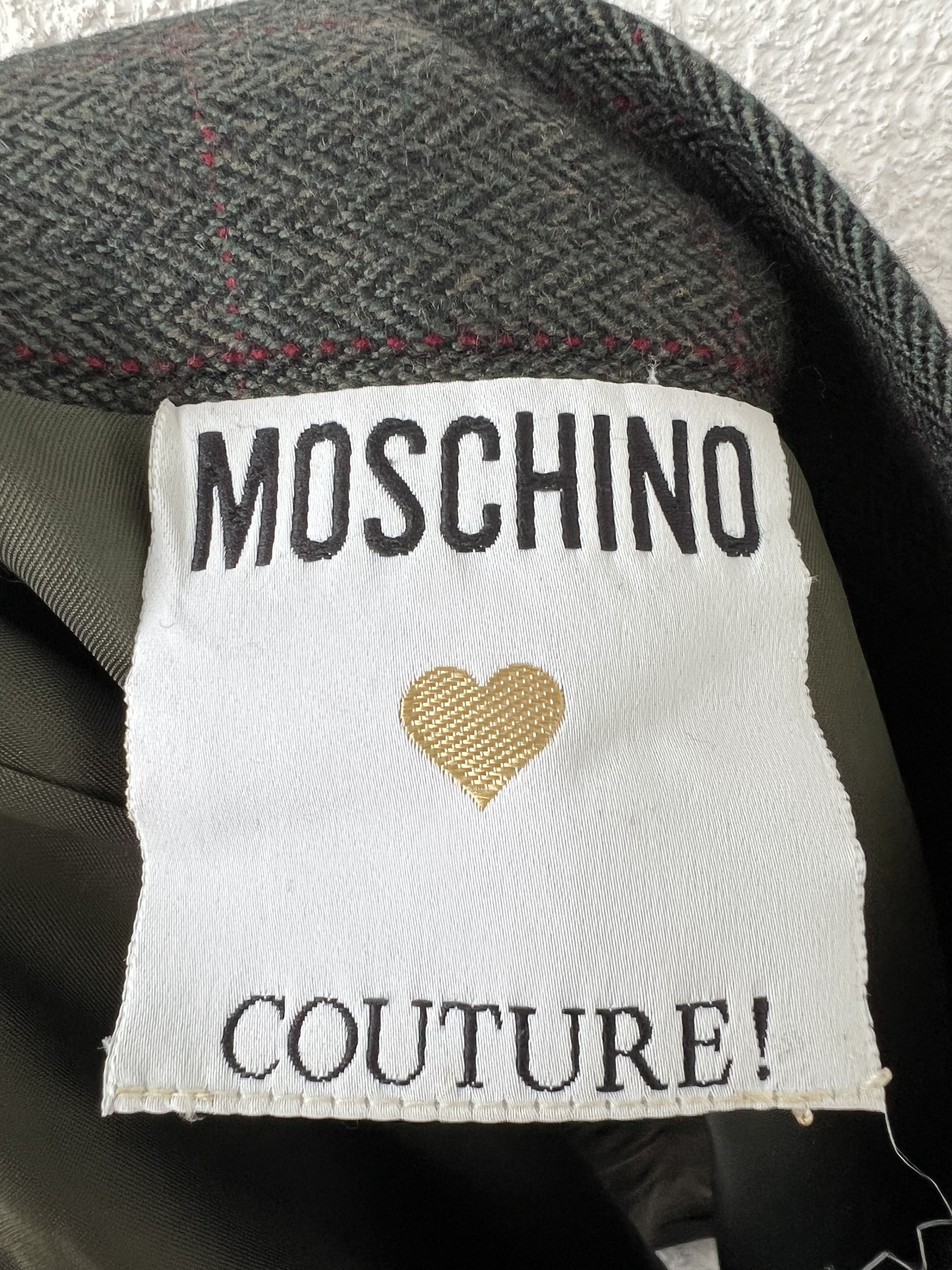 Moschino Moschino Couture Wool Skirt Size 32" / US 10 / IT 46 - 4 Thumbnail
