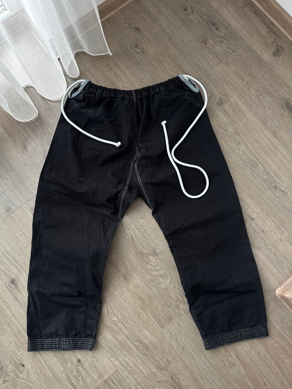 Japanese Brand × Vintage Vintage Venum UFC Training Black Big Logo Japanese Pants Size US 32 / EU 48 - 9 Thumbnail
